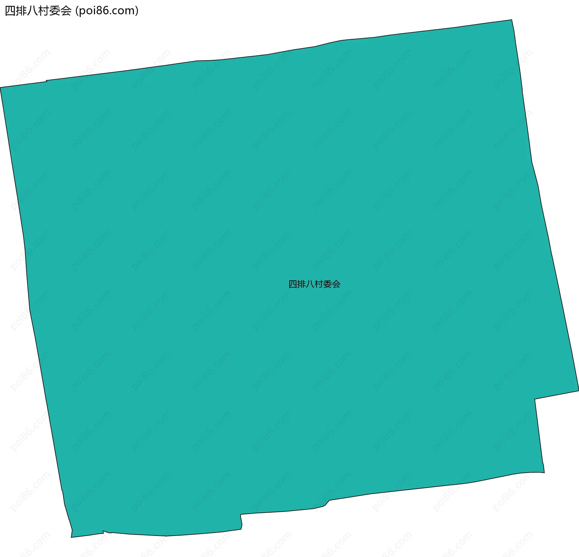 四排八村委会边界地图