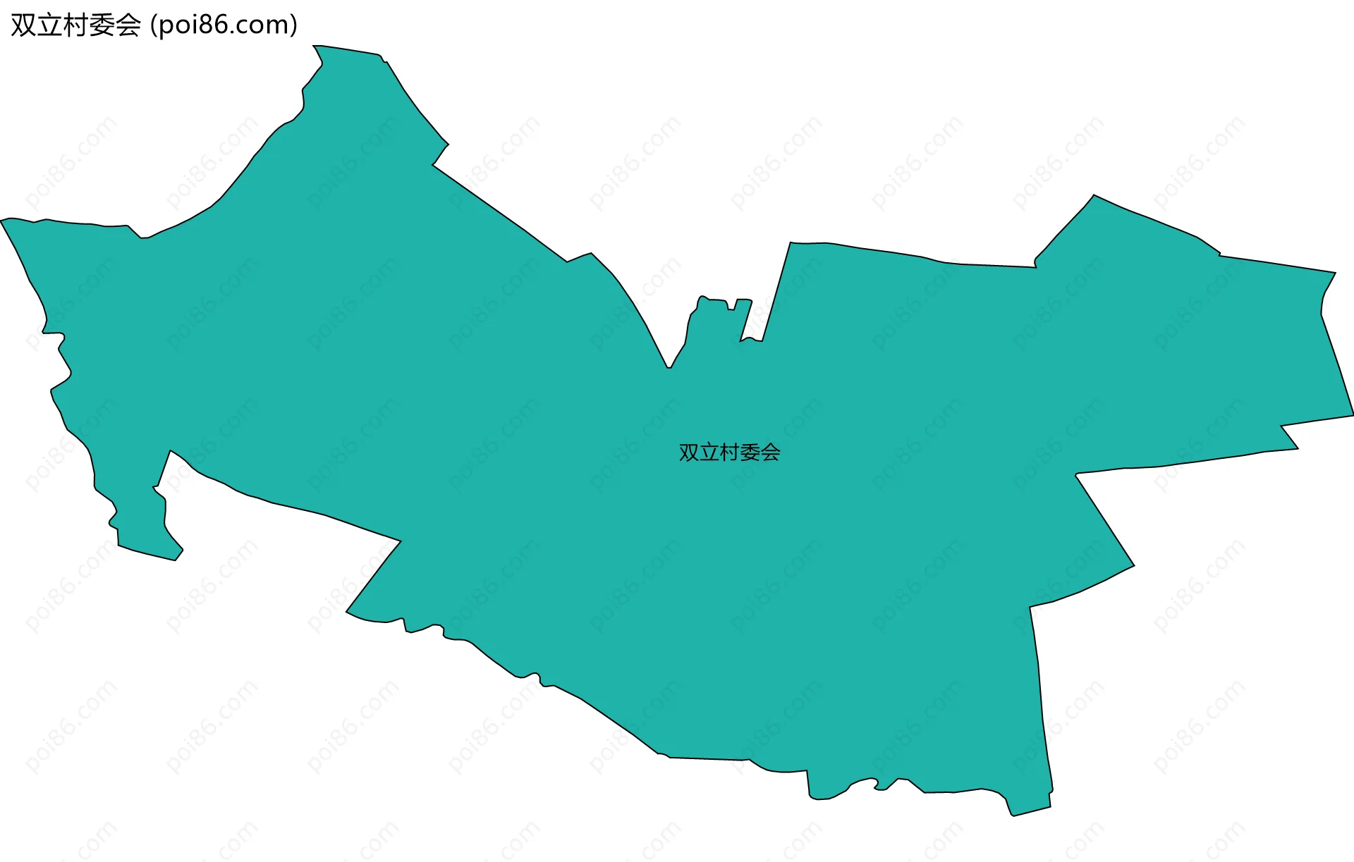双立村委会边界地图