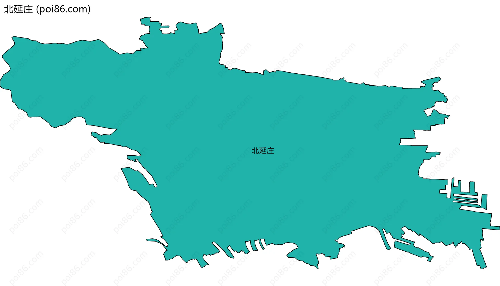 北延庄边界地图