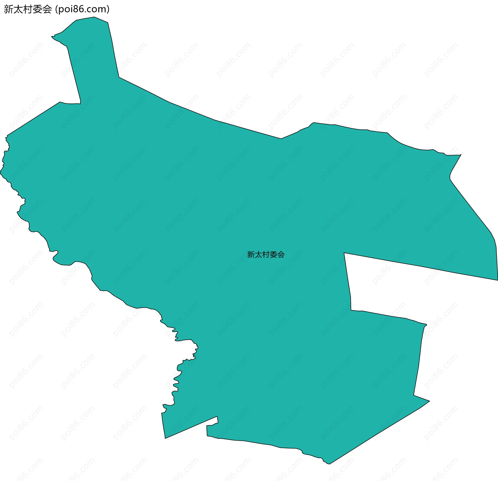 新太村委会边界地图