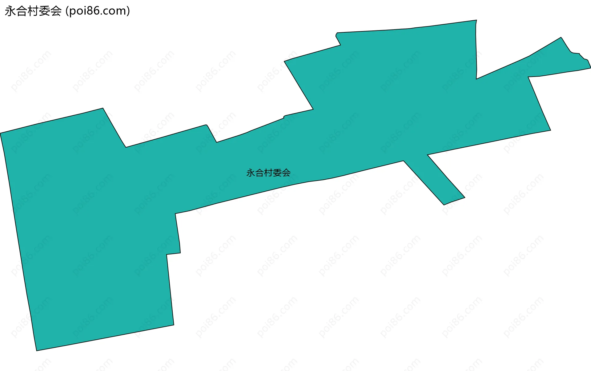 永合村委会边界地图