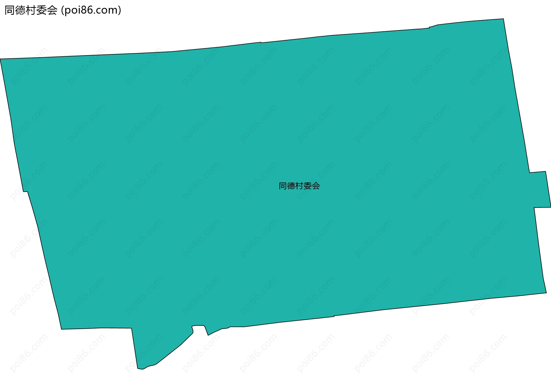 同德村委会边界地图