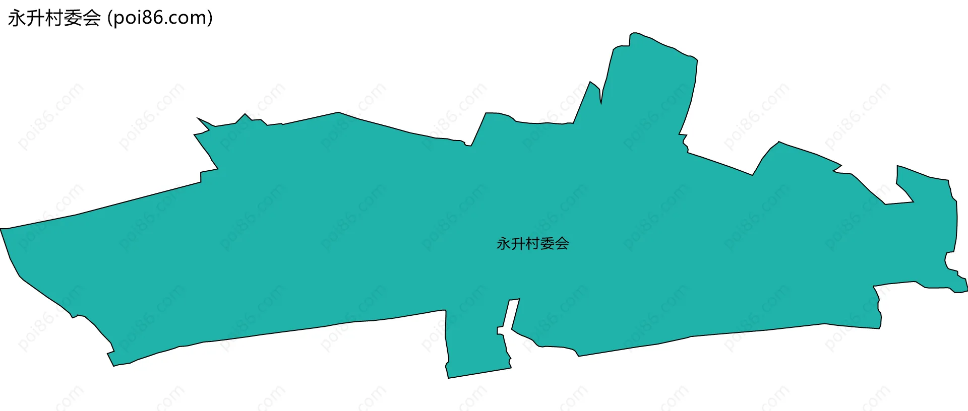 永升村委会边界地图