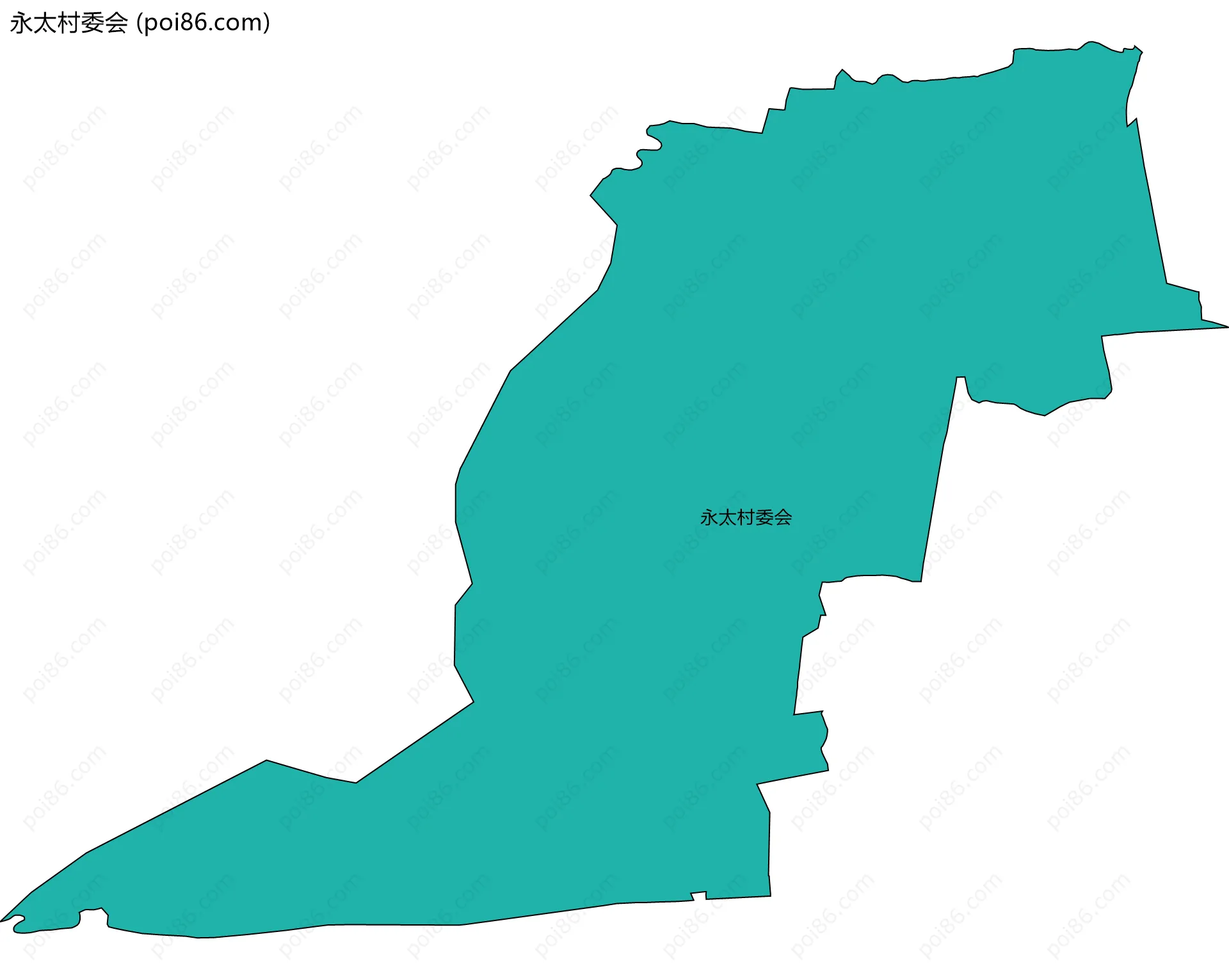 永太村委会边界地图