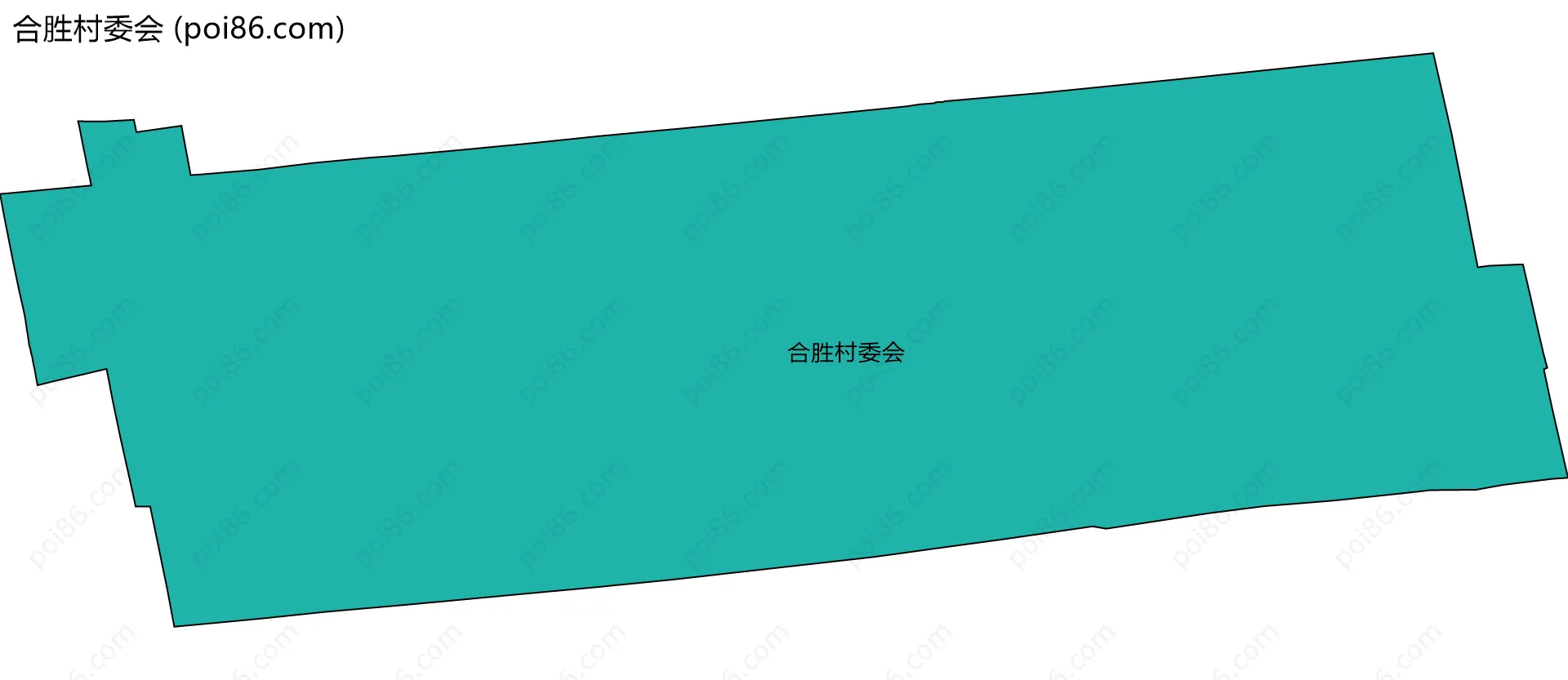 合胜村委会边界地图