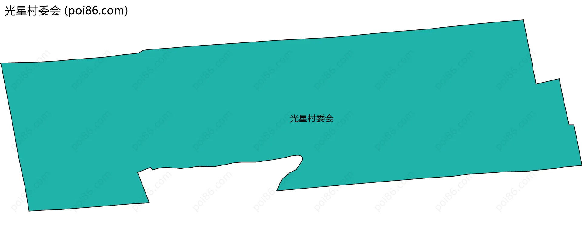 光星村委会边界地图