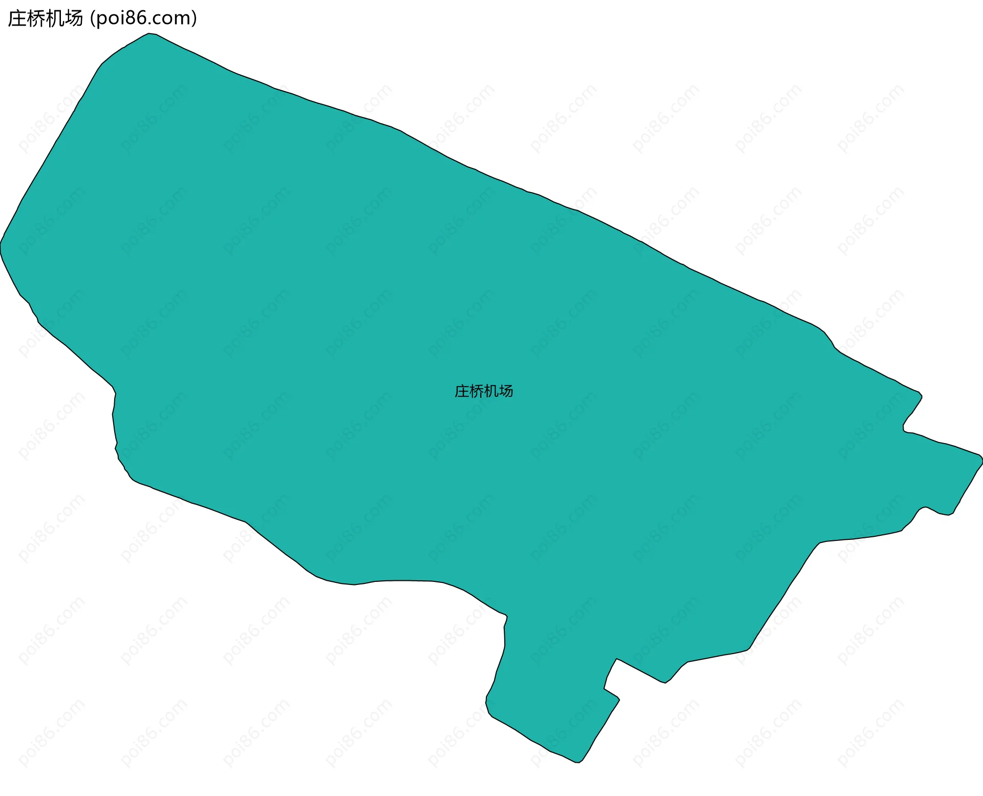 庄桥机场边界地图