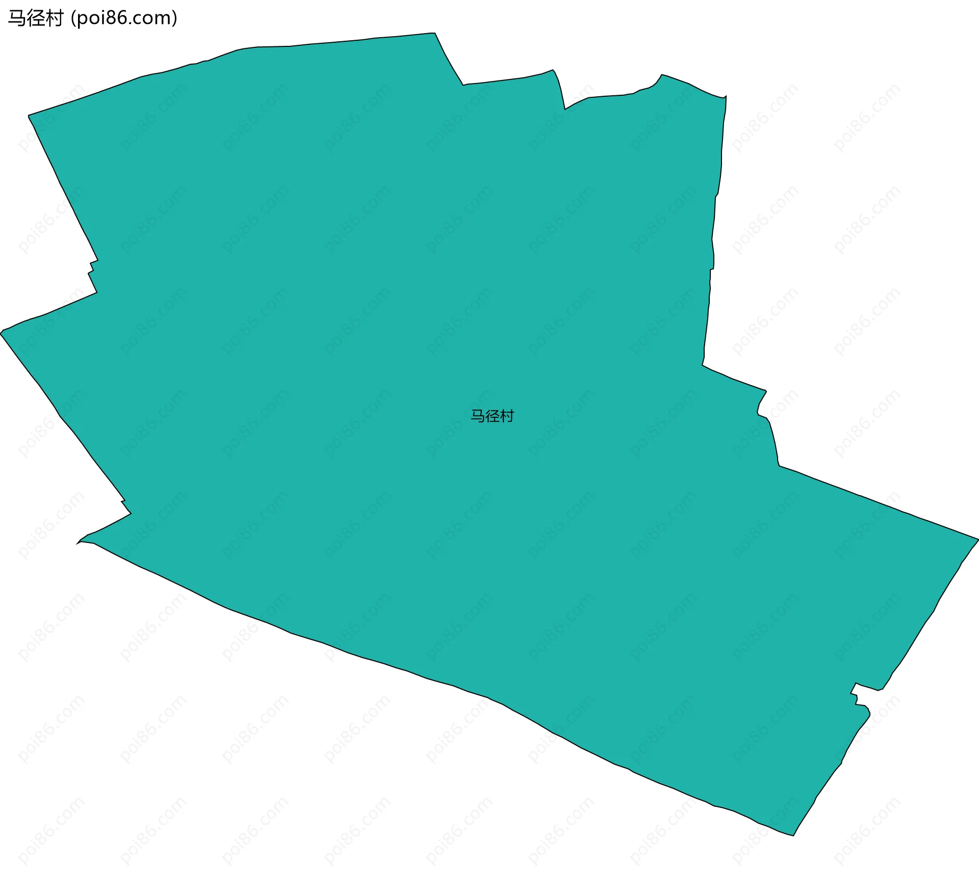 马径村边界地图