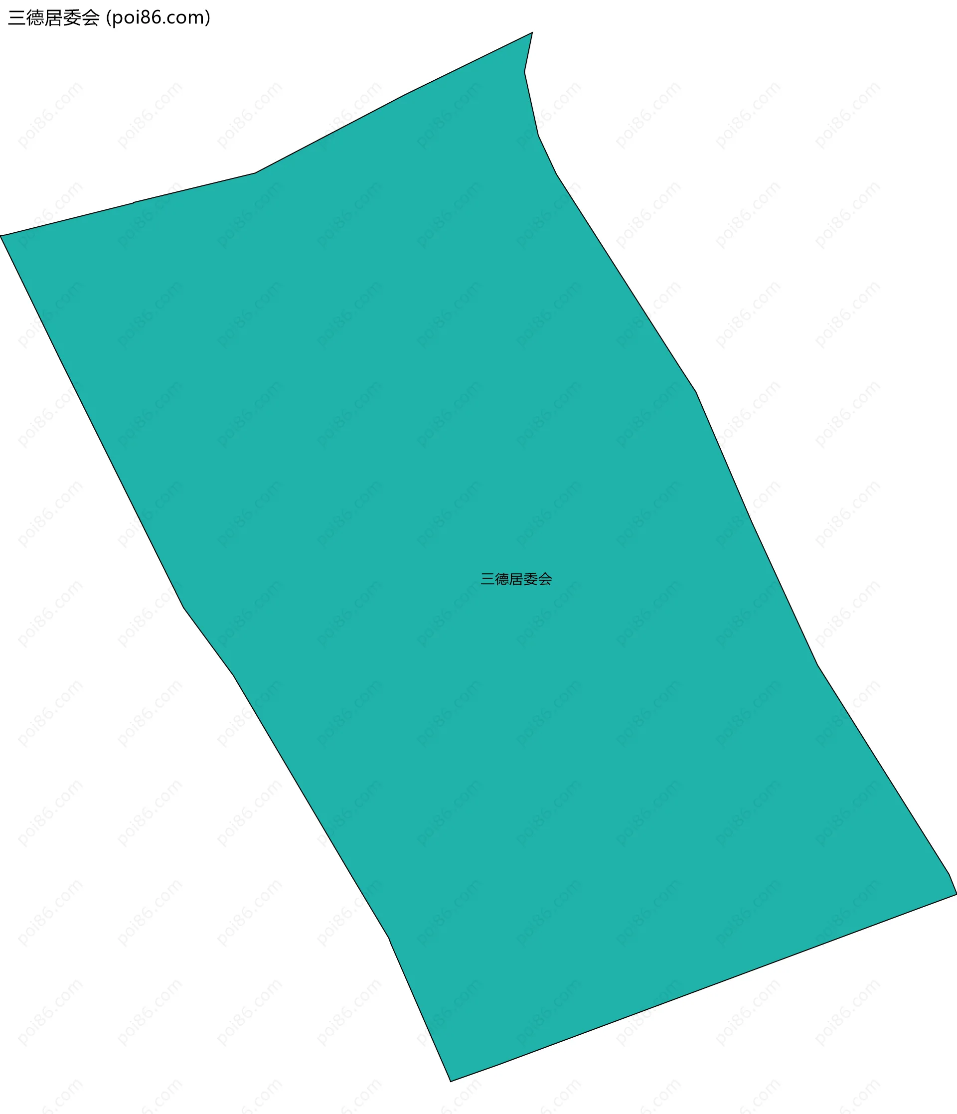 三德居委会边界地图