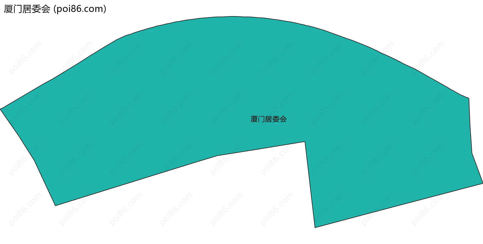 厦门居委会边界地图