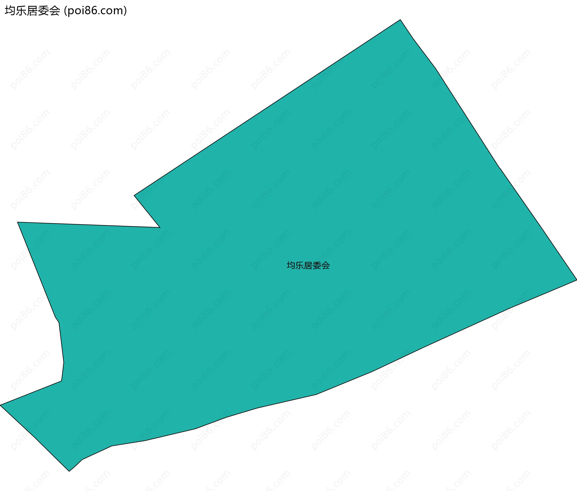 均乐居委会边界地图