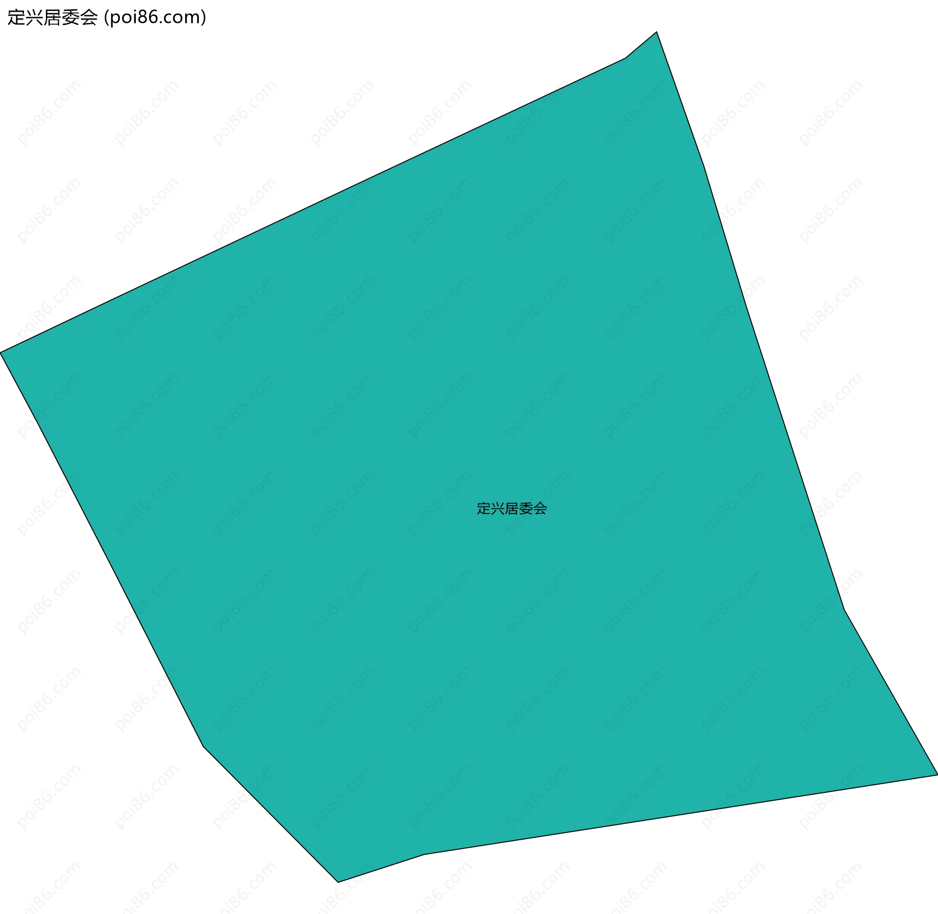 定兴居委会边界地图