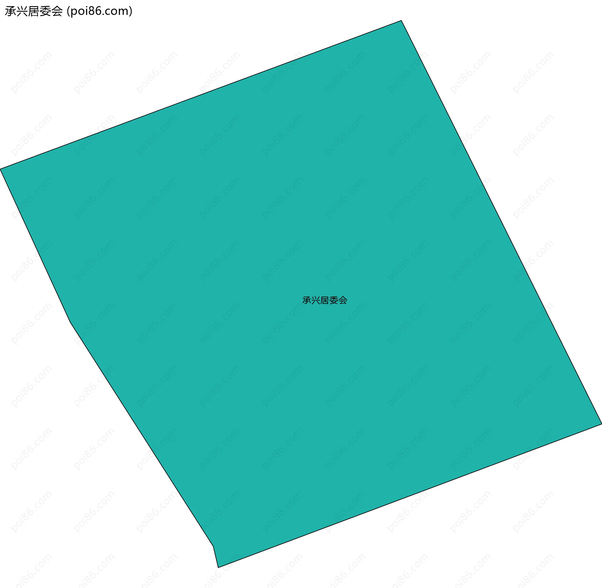 承兴居委会边界地图