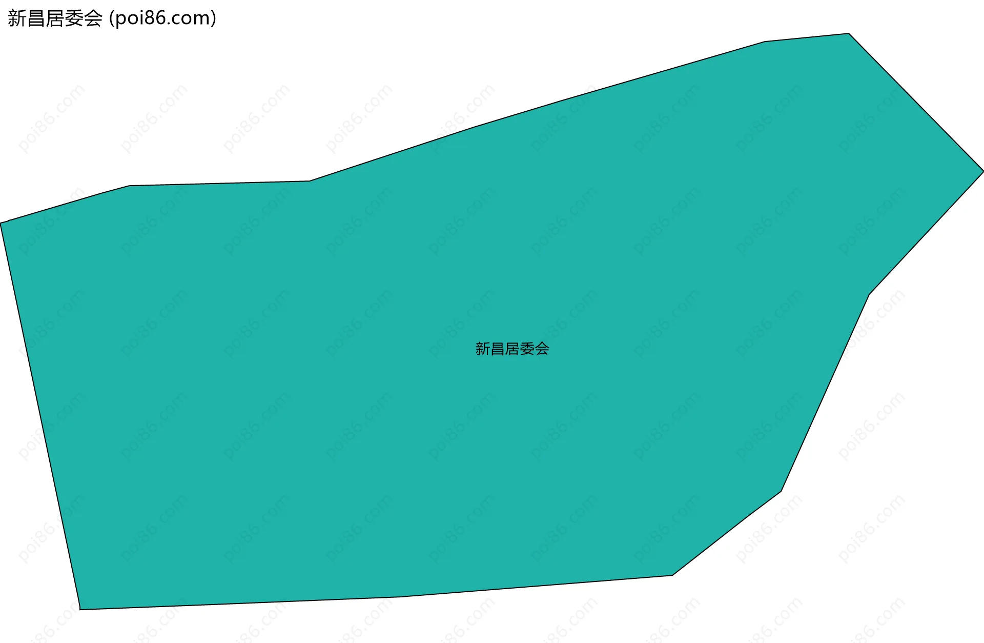 新昌居委会边界地图