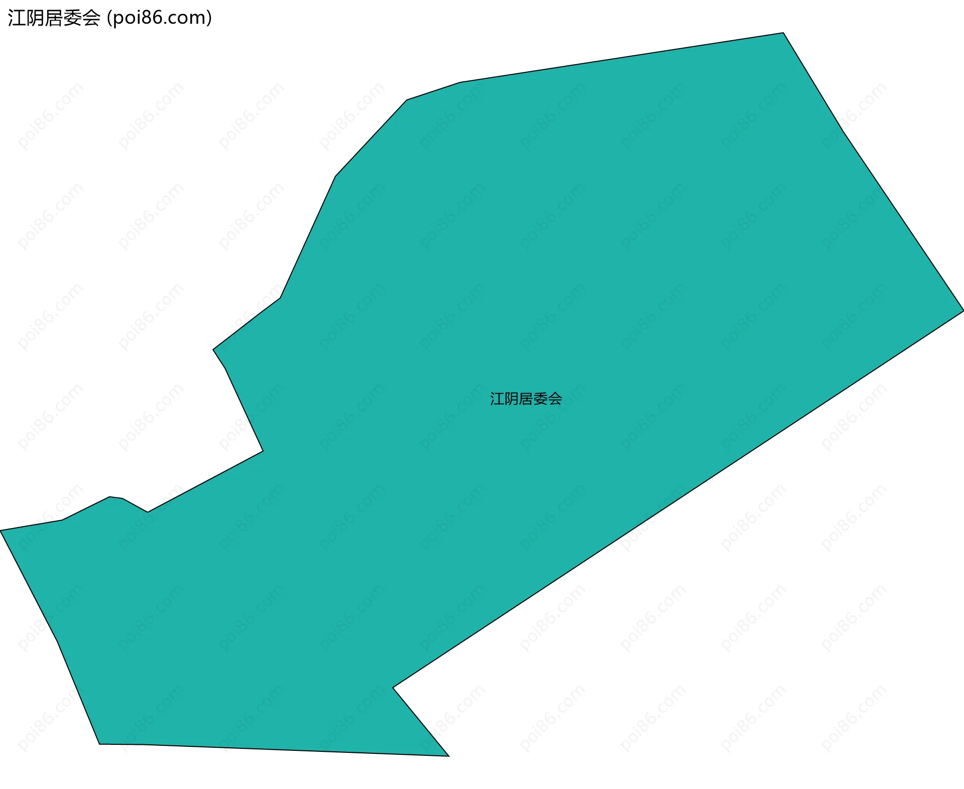 江阴居委会边界地图