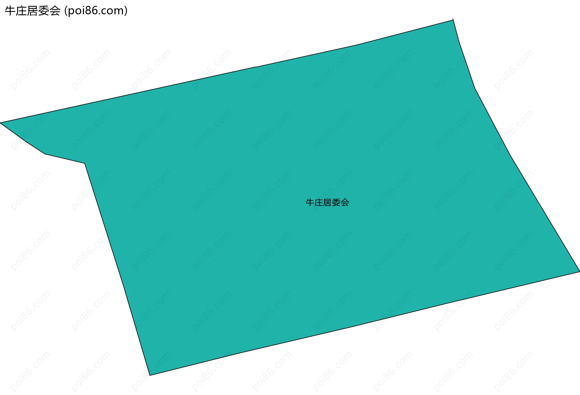 牛庄居委会边界地图