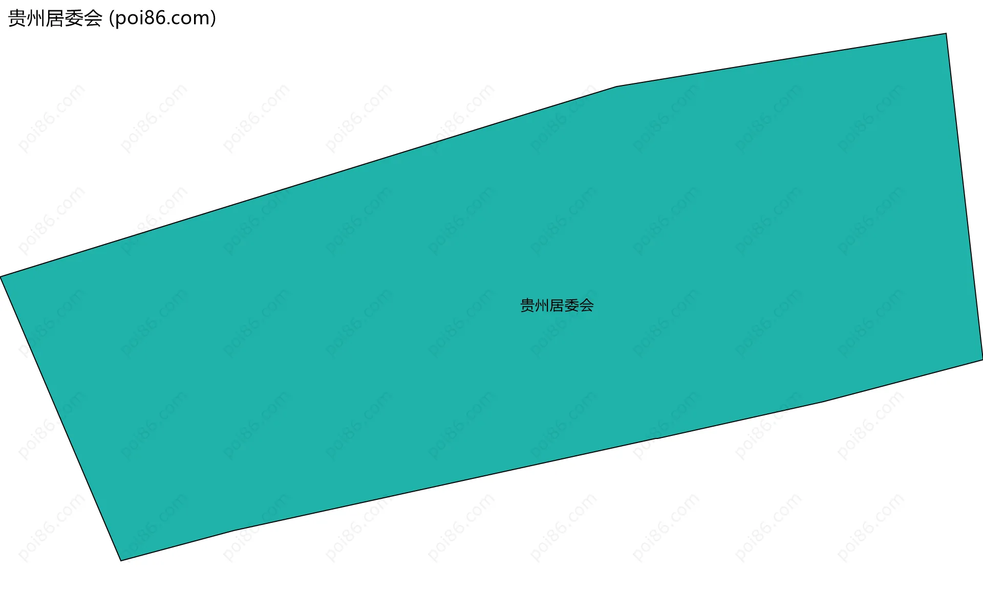 贵州居委会边界地图