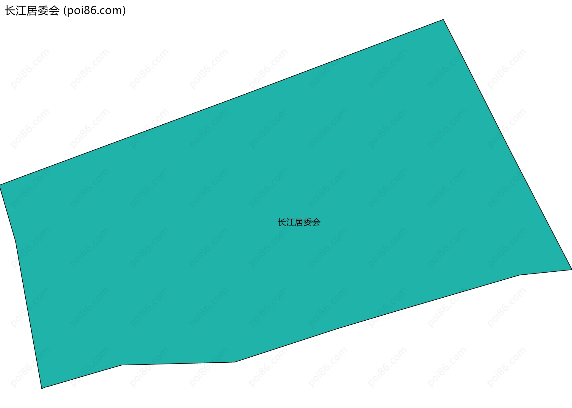 长江居委会边界地图