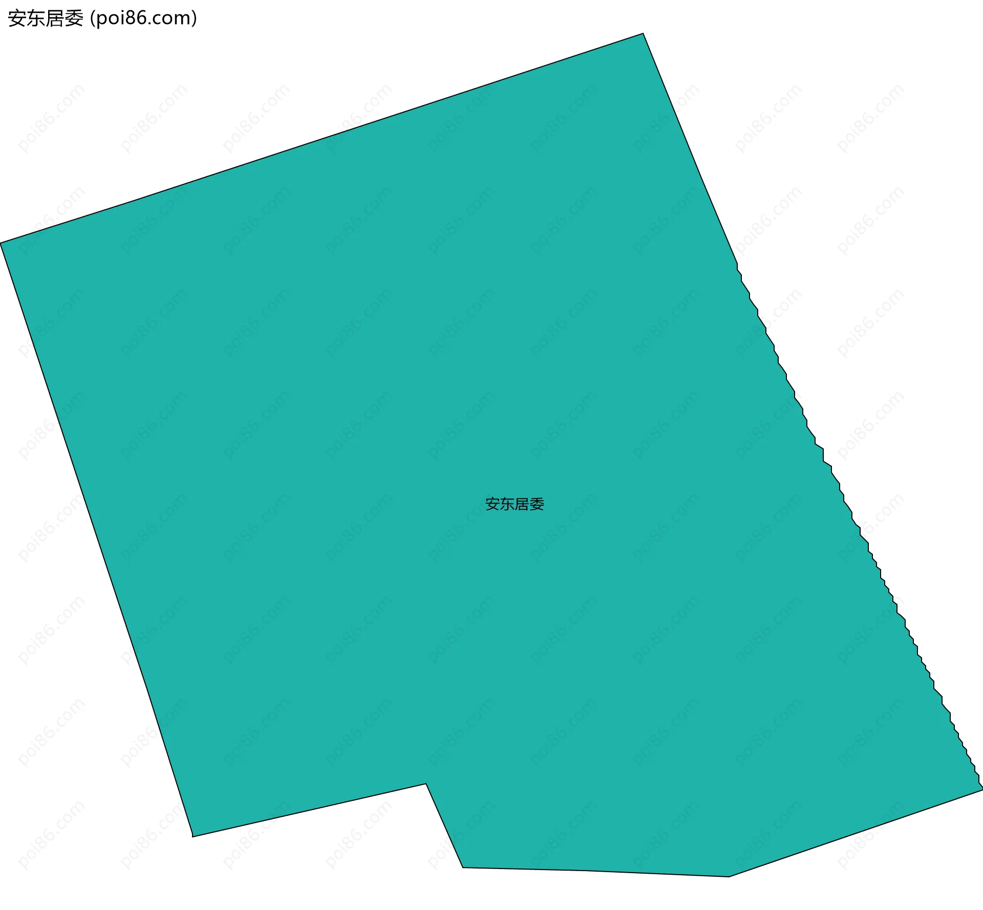 安东居委边界地图