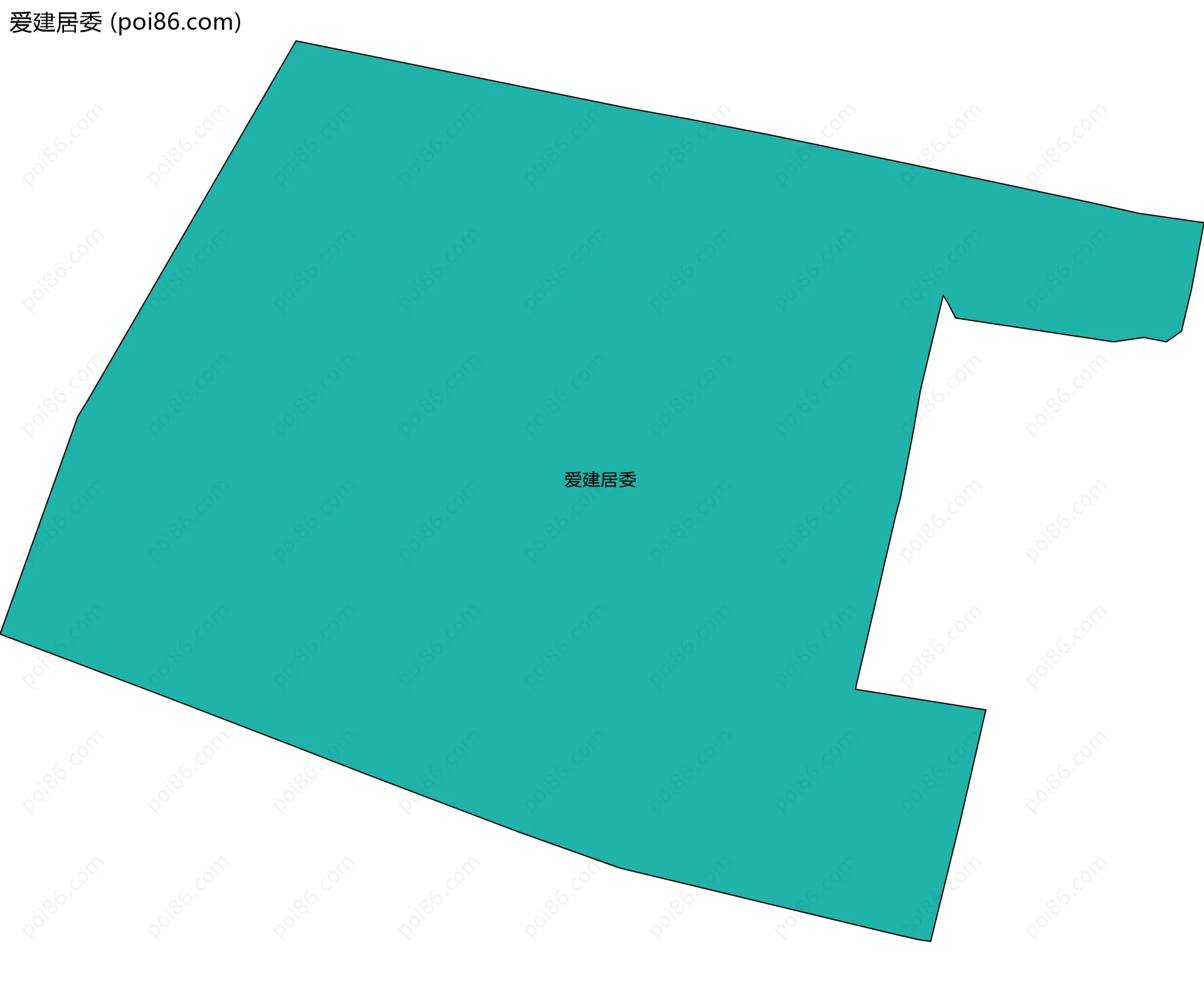爱建居委边界地图