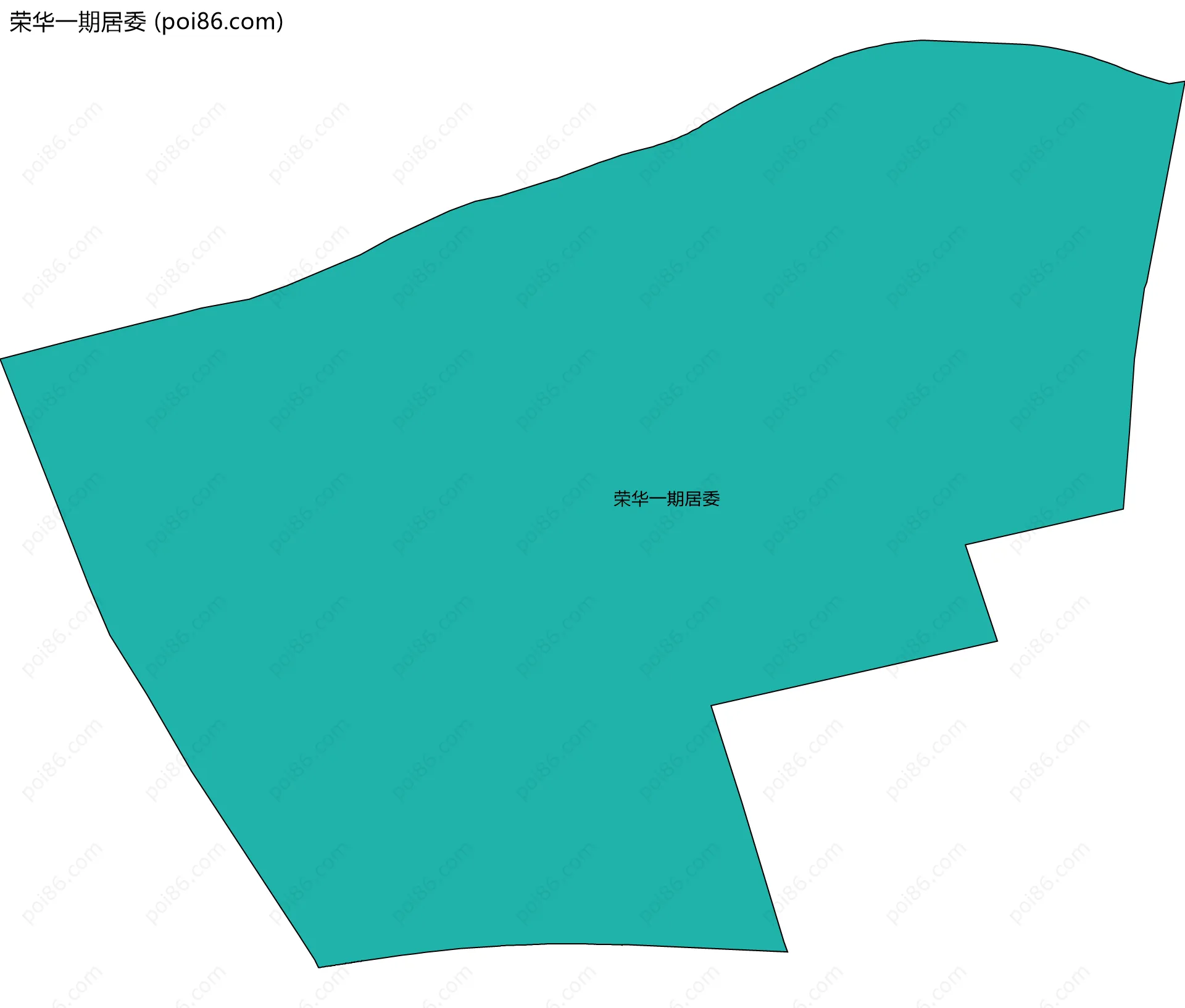 荣华一期居委边界地图
