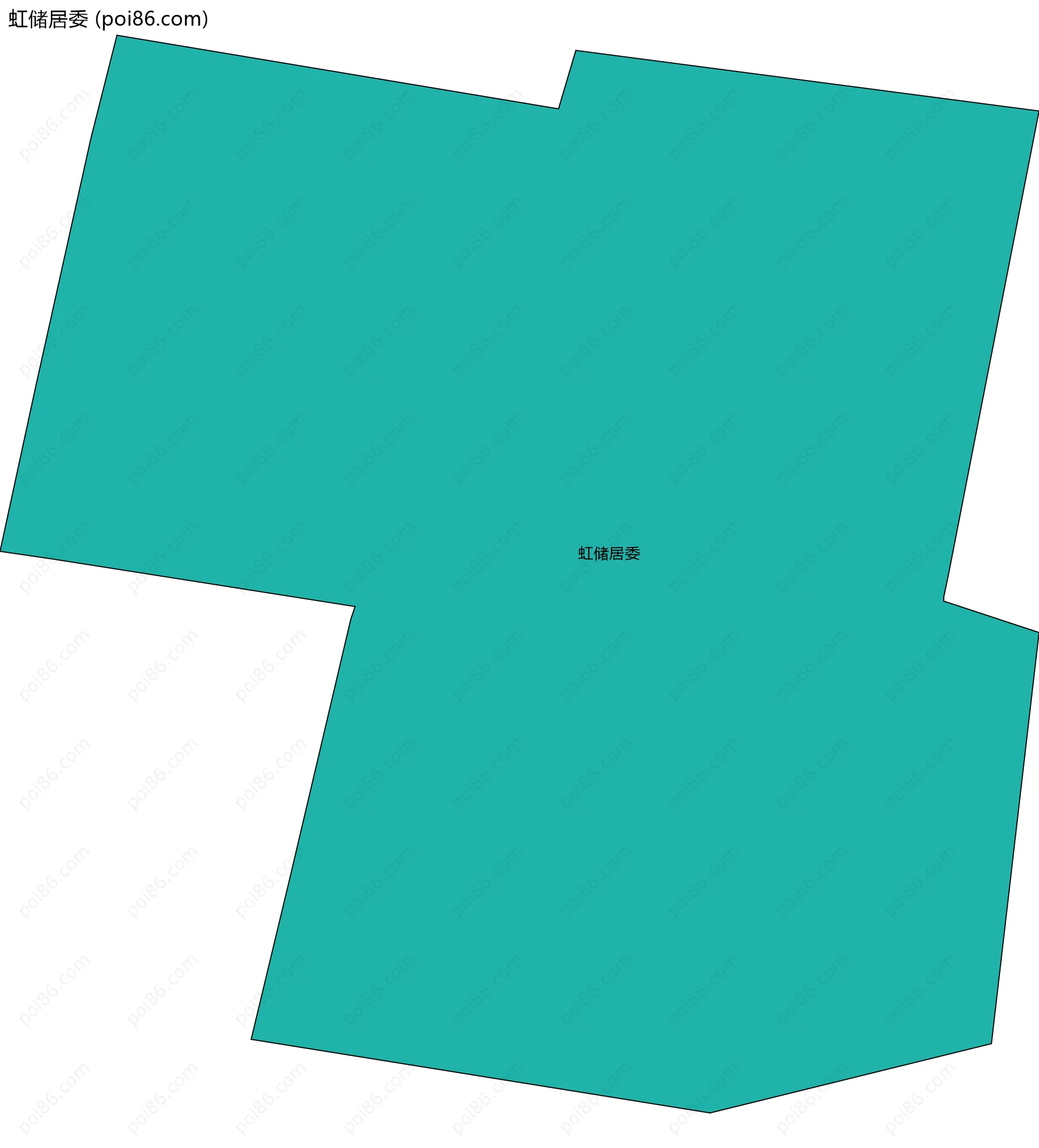 虹储居委边界地图