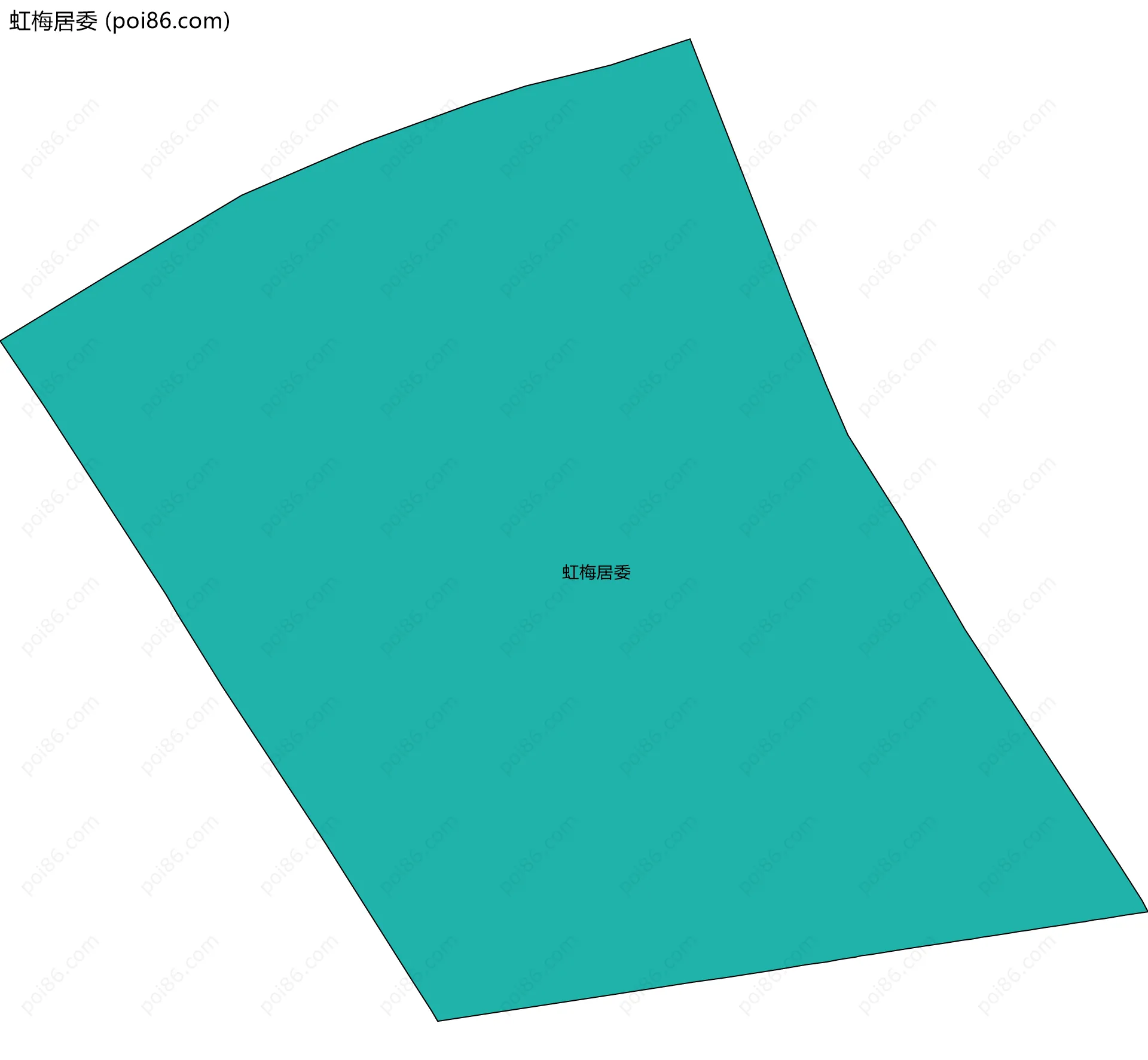 虹梅居委边界地图