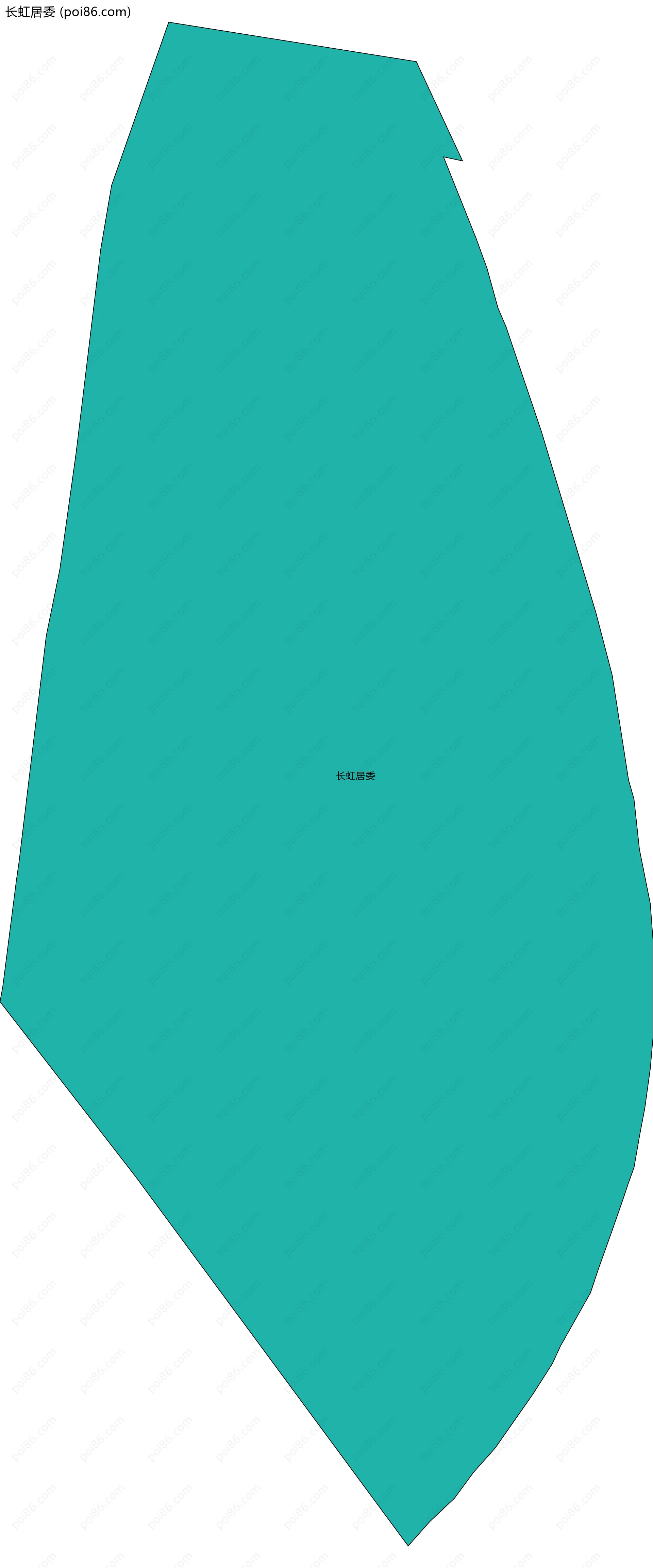 长虹居委边界地图