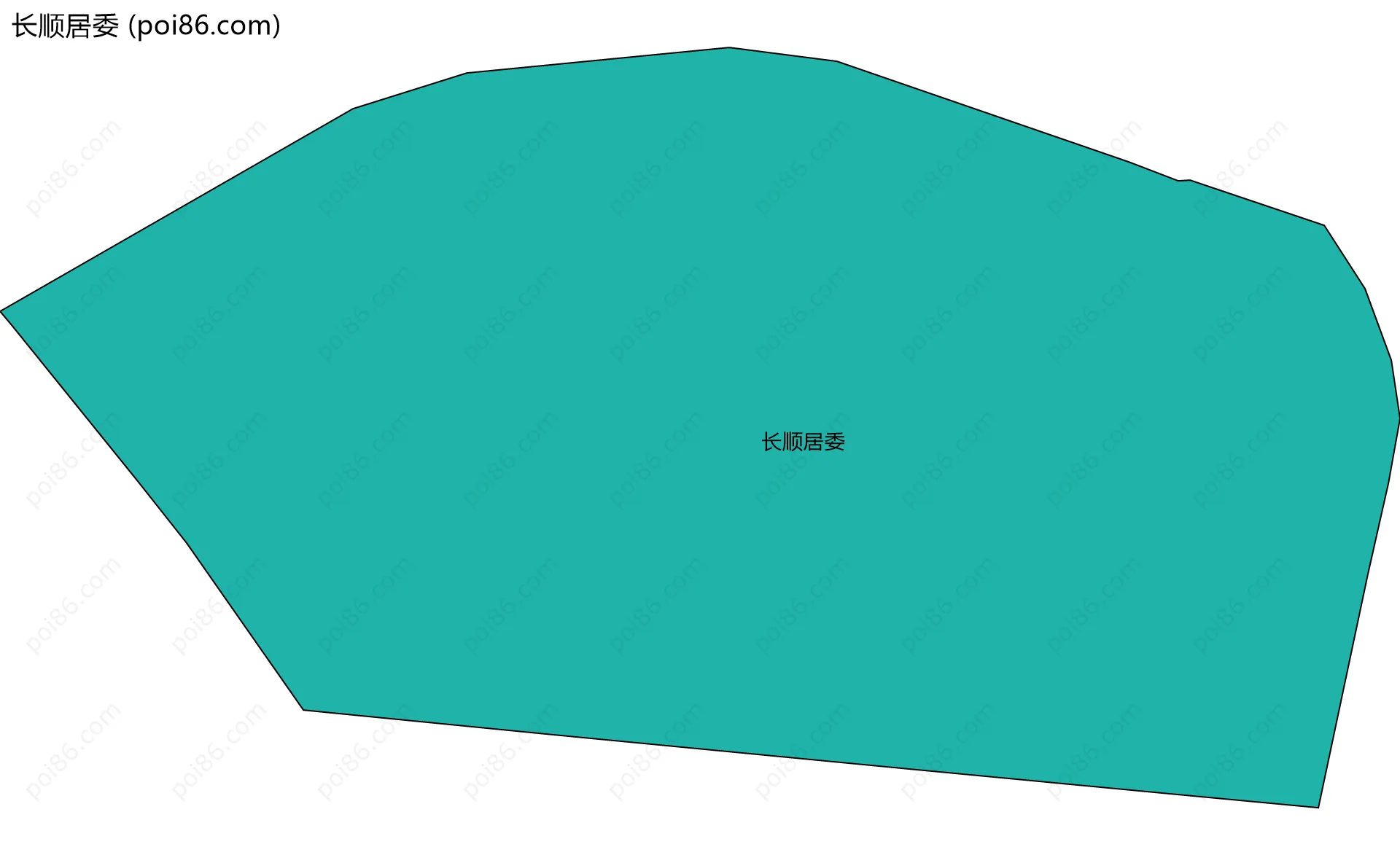 长顺居委边界地图