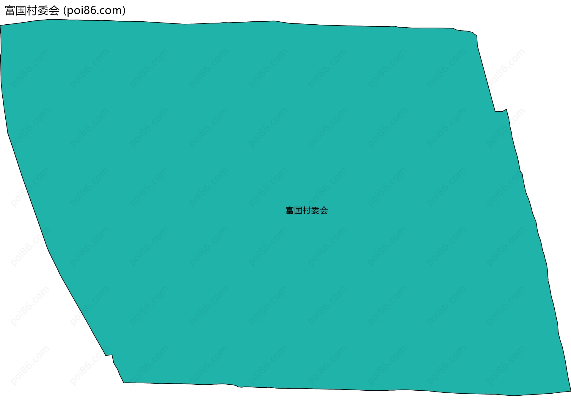 富国村委会边界地图