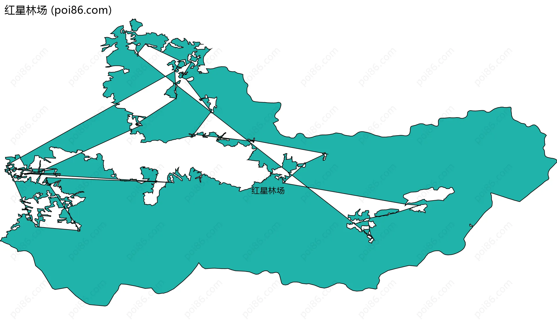 红星林场边界地图