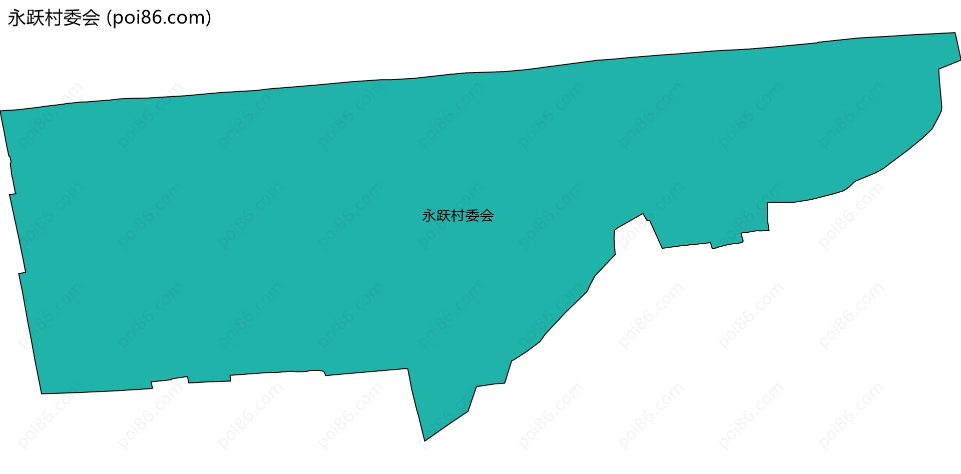 永跃村委会边界地图