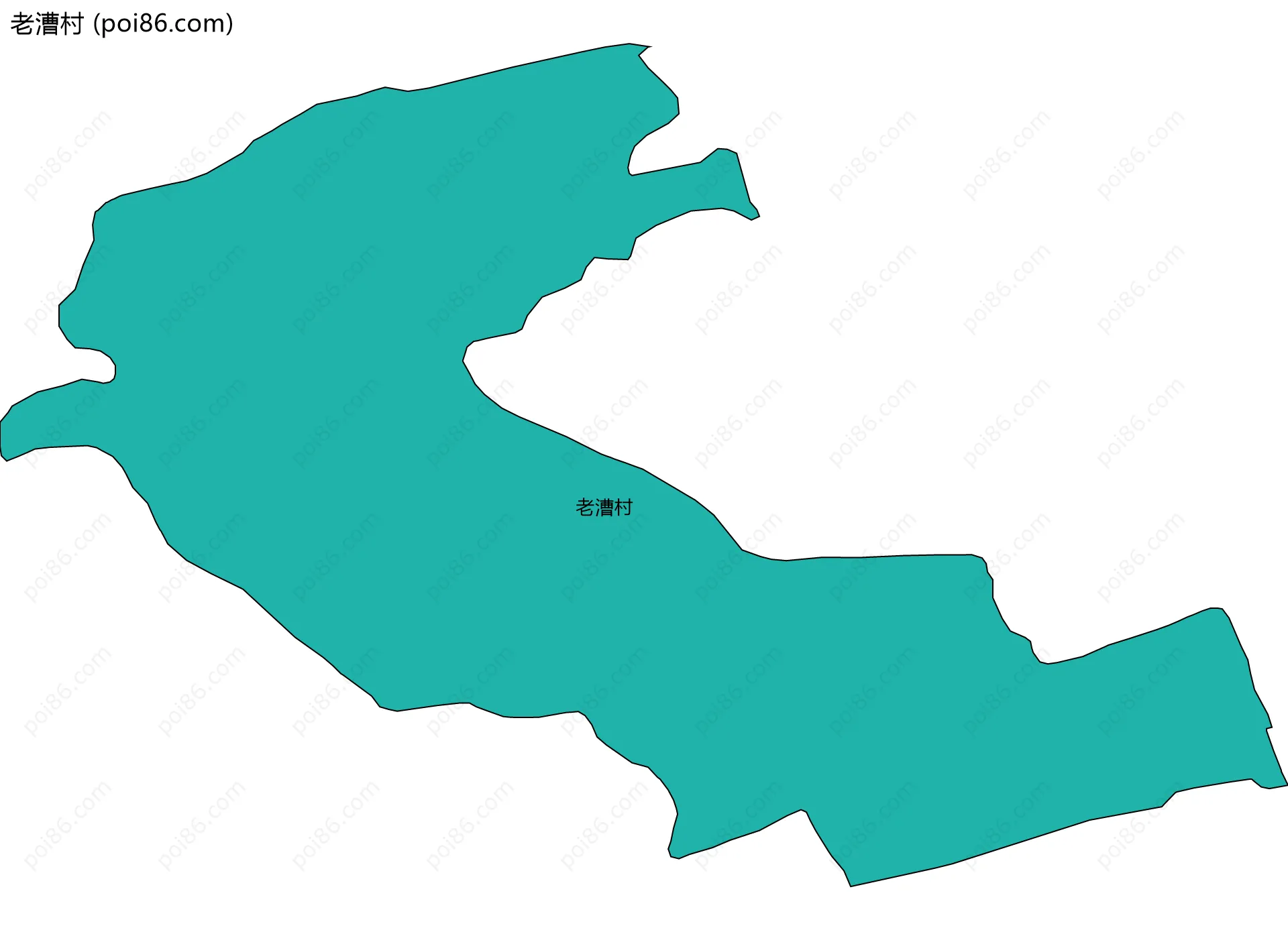 老漕村边界地图