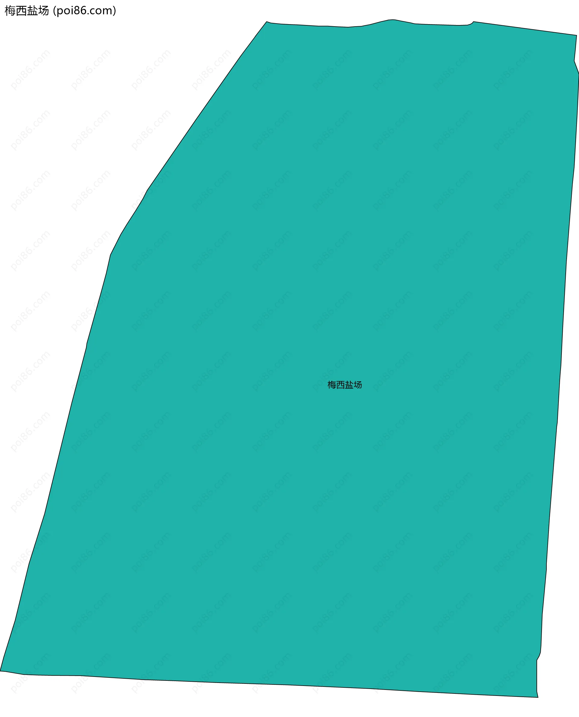 梅西盐场边界地图