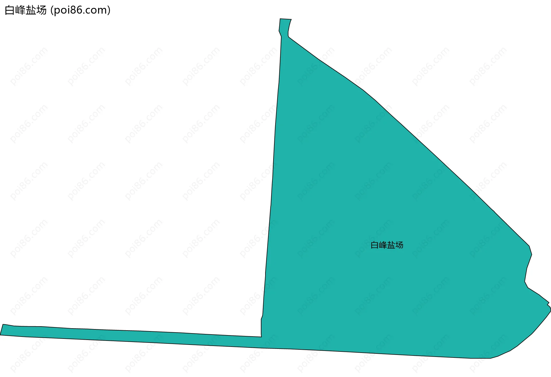 白峰盐场边界地图