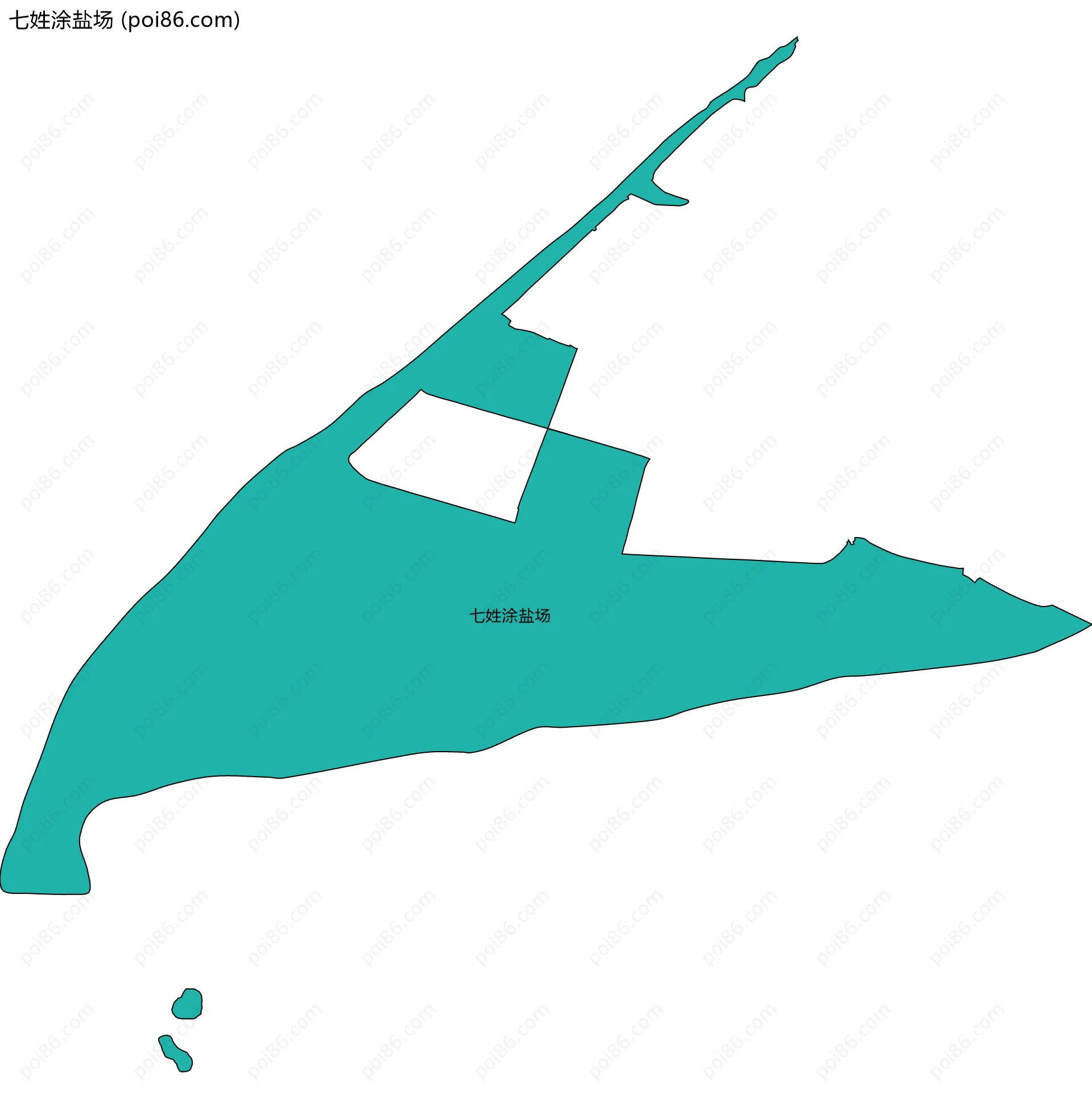 七姓涂盐场边界地图