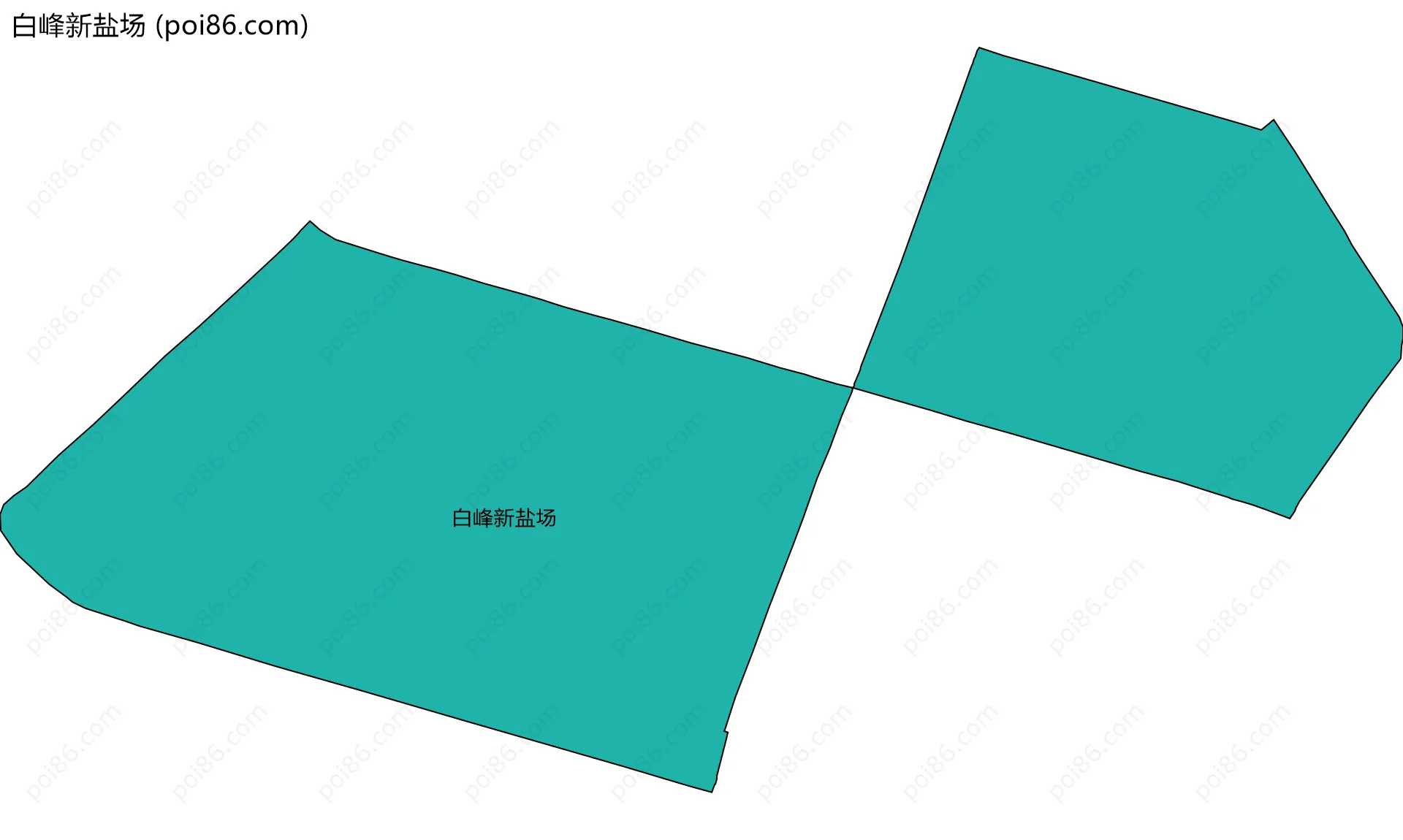 白峰新盐场边界地图