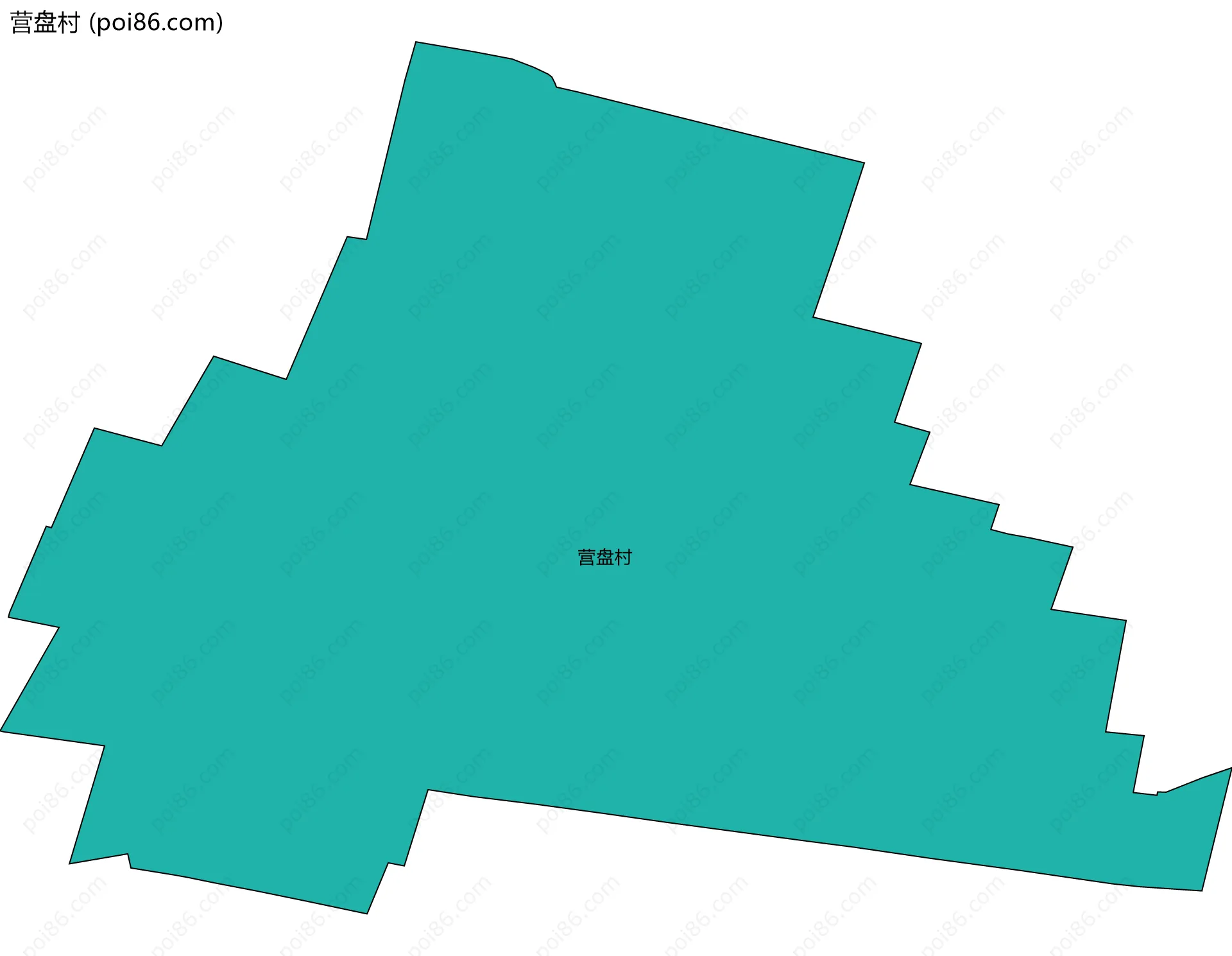 营盘村边界地图