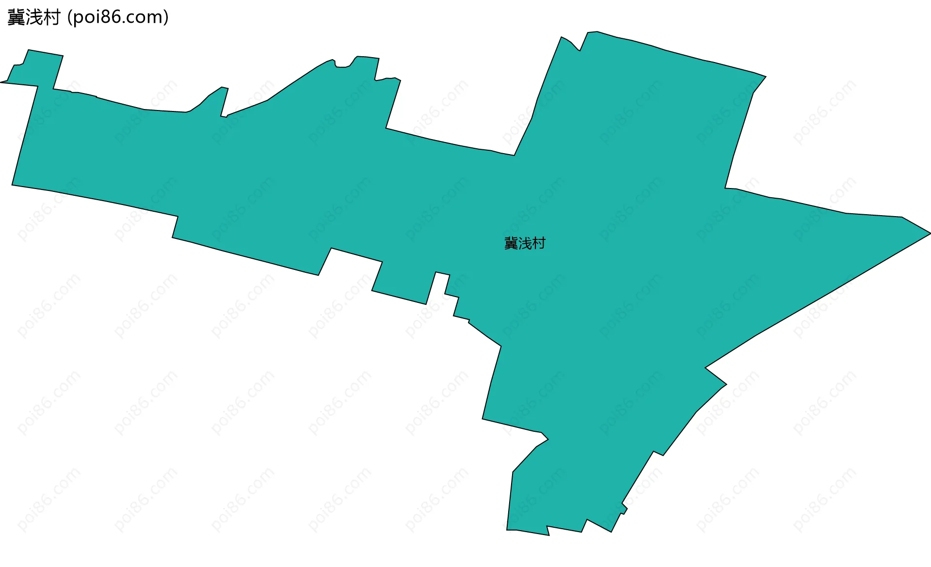 冀浅村边界地图