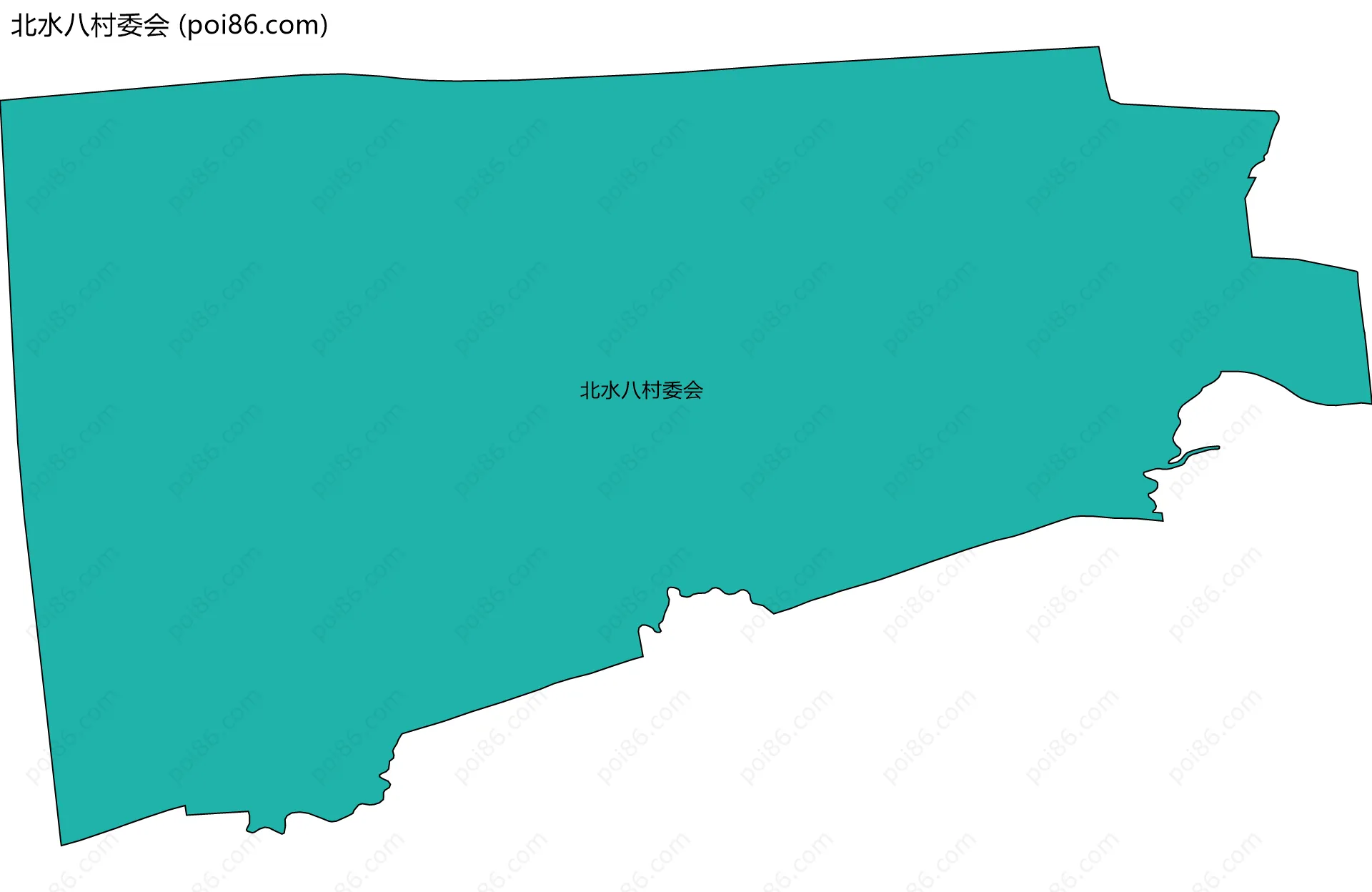 北水八村委会边界地图