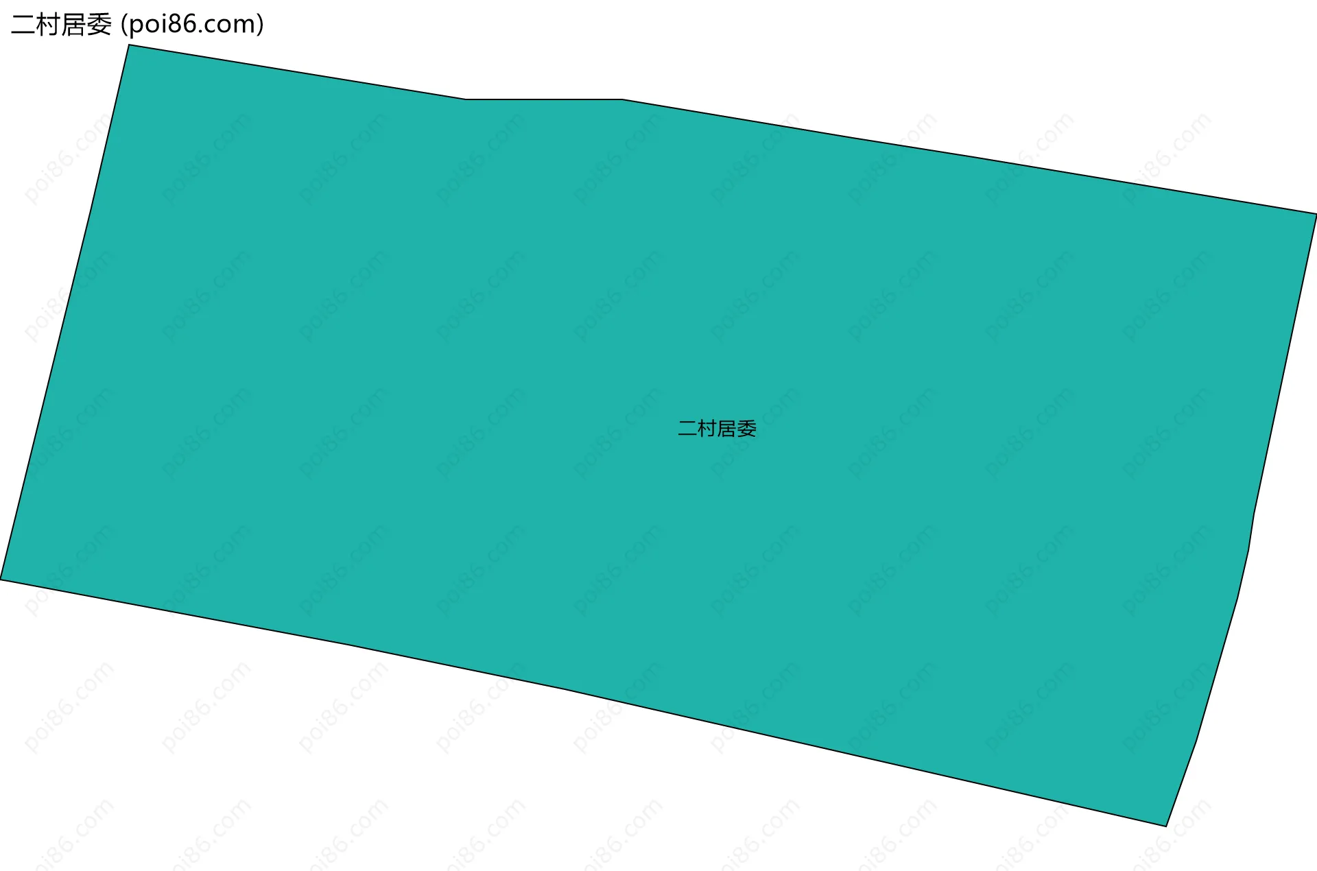 二村居委边界地图