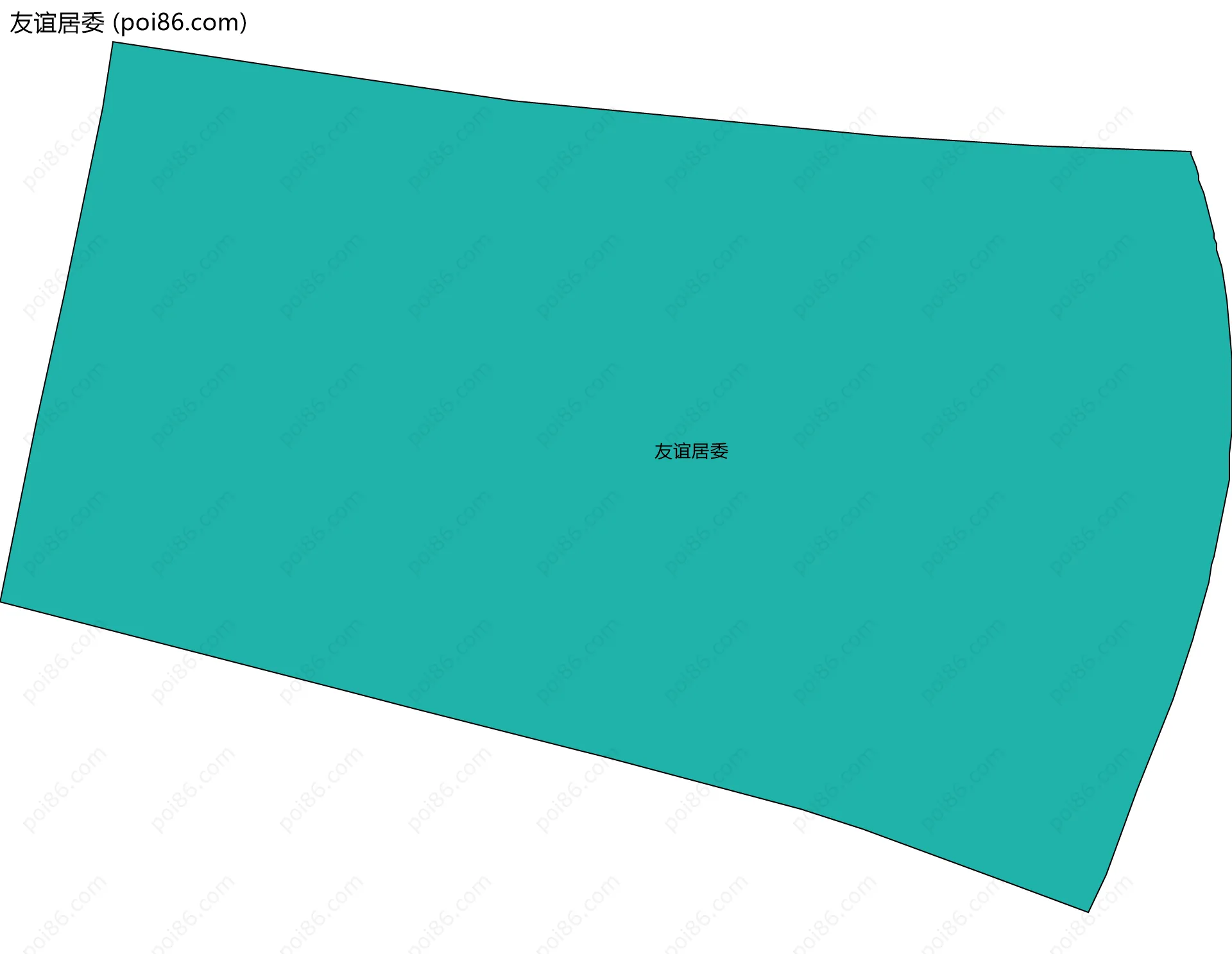 友谊居委边界地图