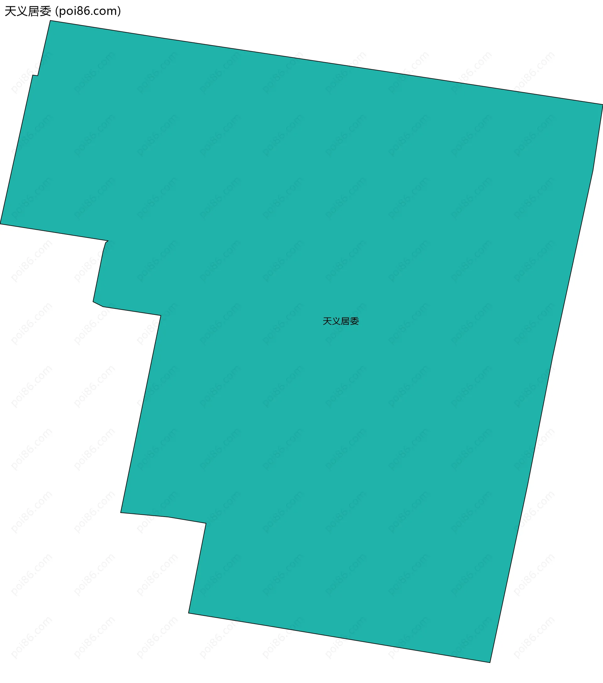 天义居委边界地图