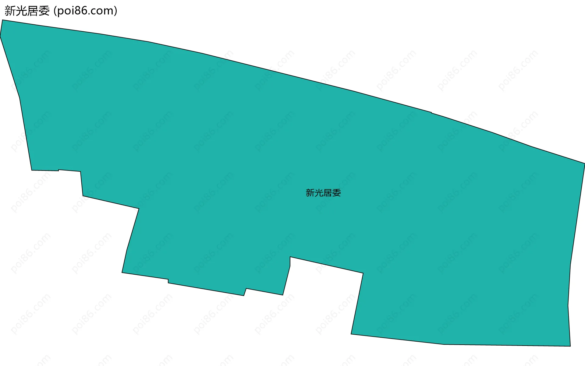 新光居委边界地图