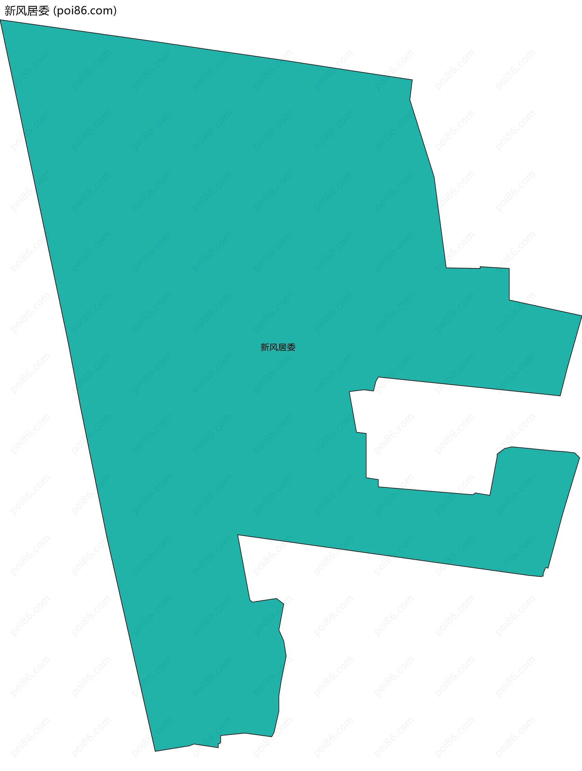 新风居委边界地图