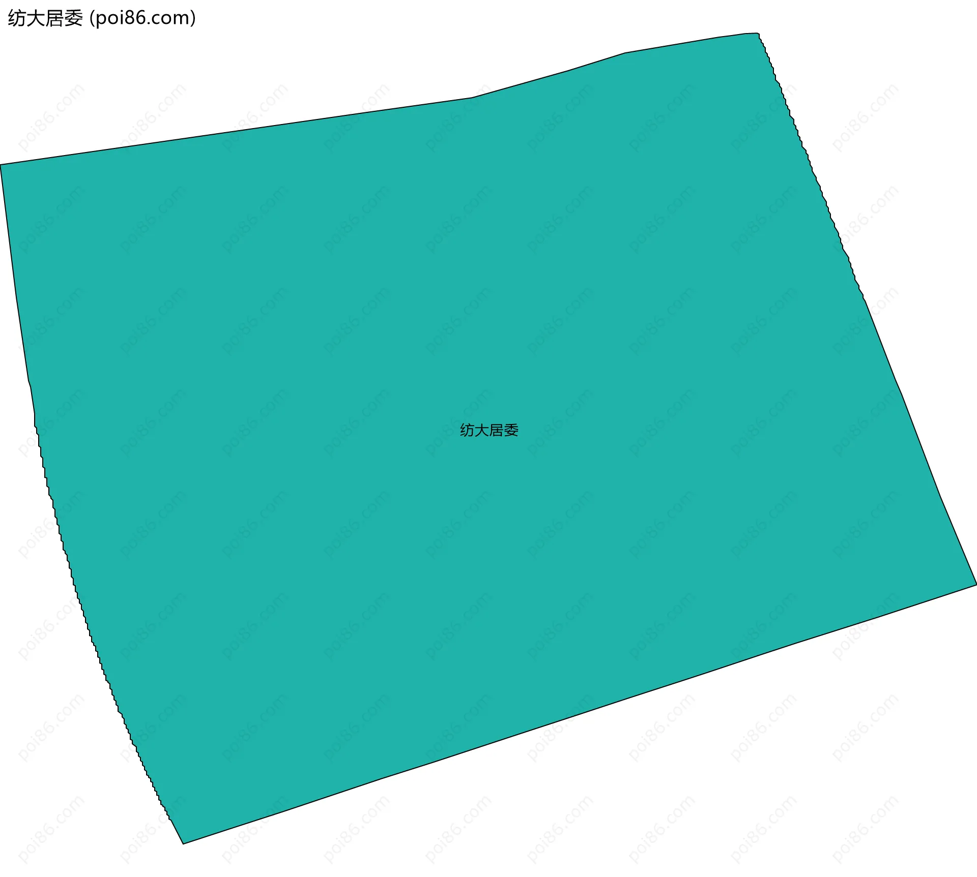 纺大居委边界地图