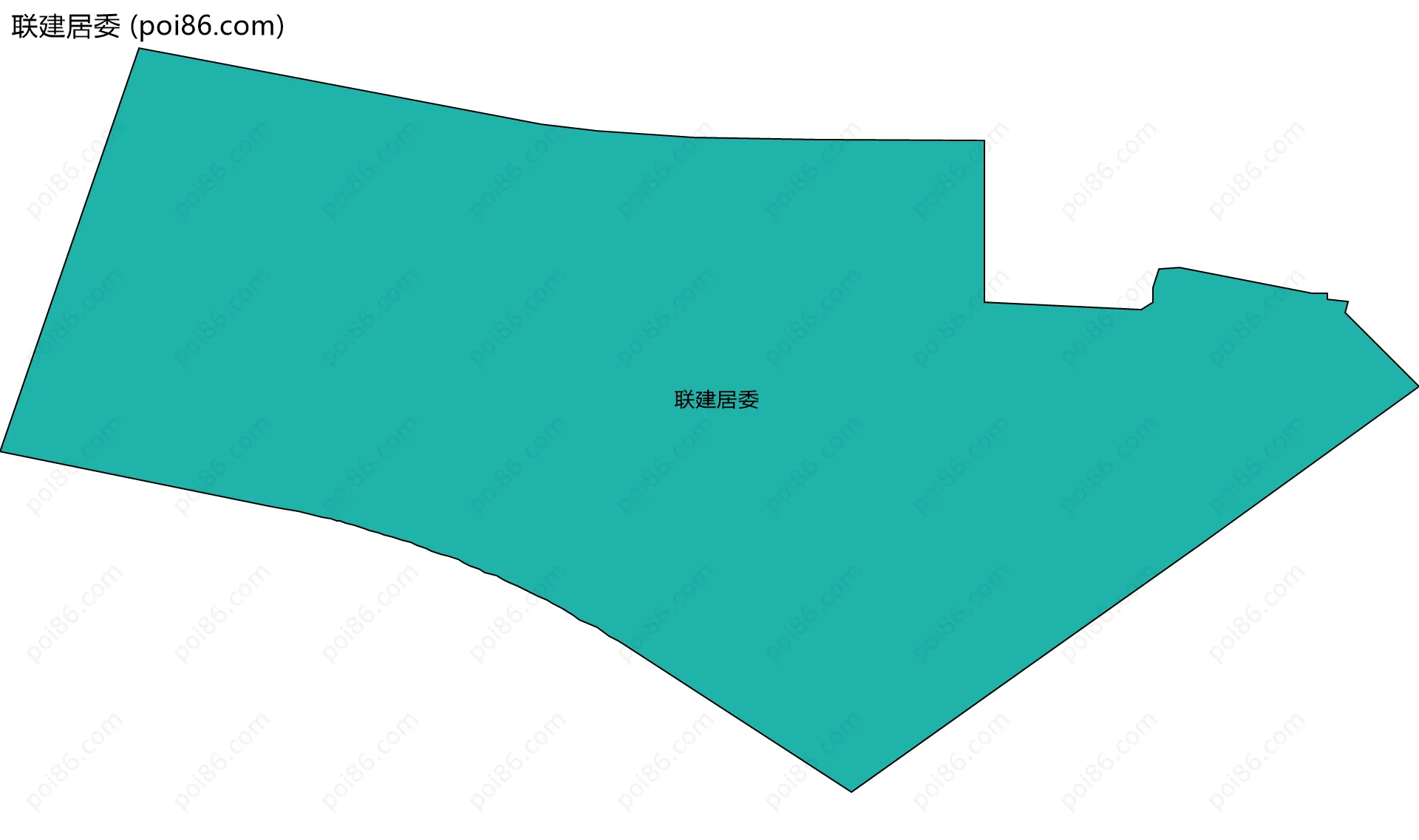 联建居委边界地图