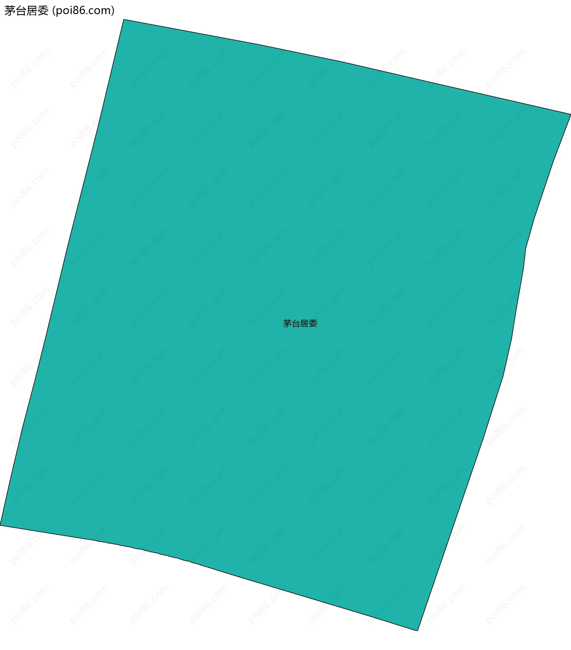 茅台居委边界地图