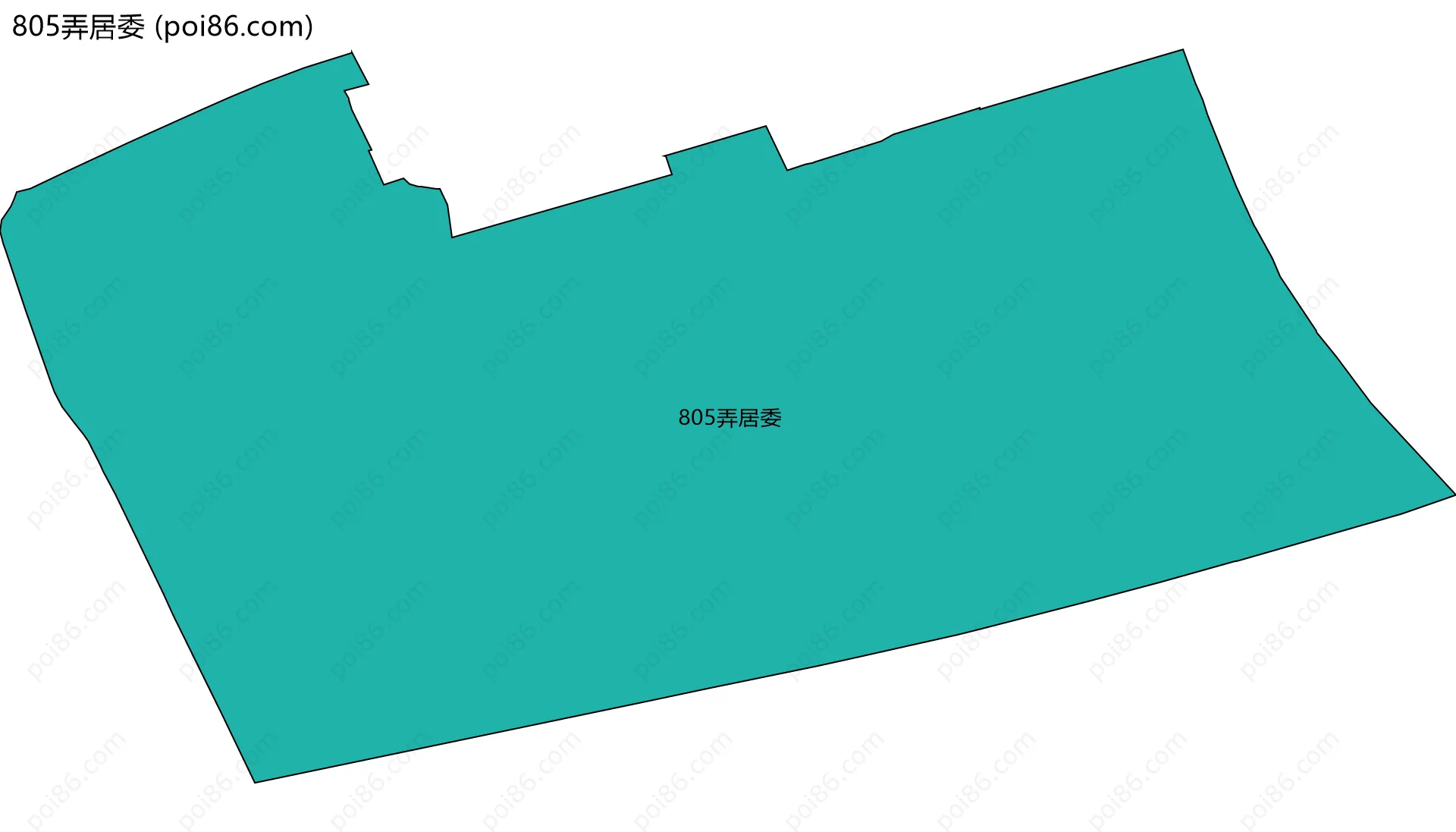 805弄居委边界地图