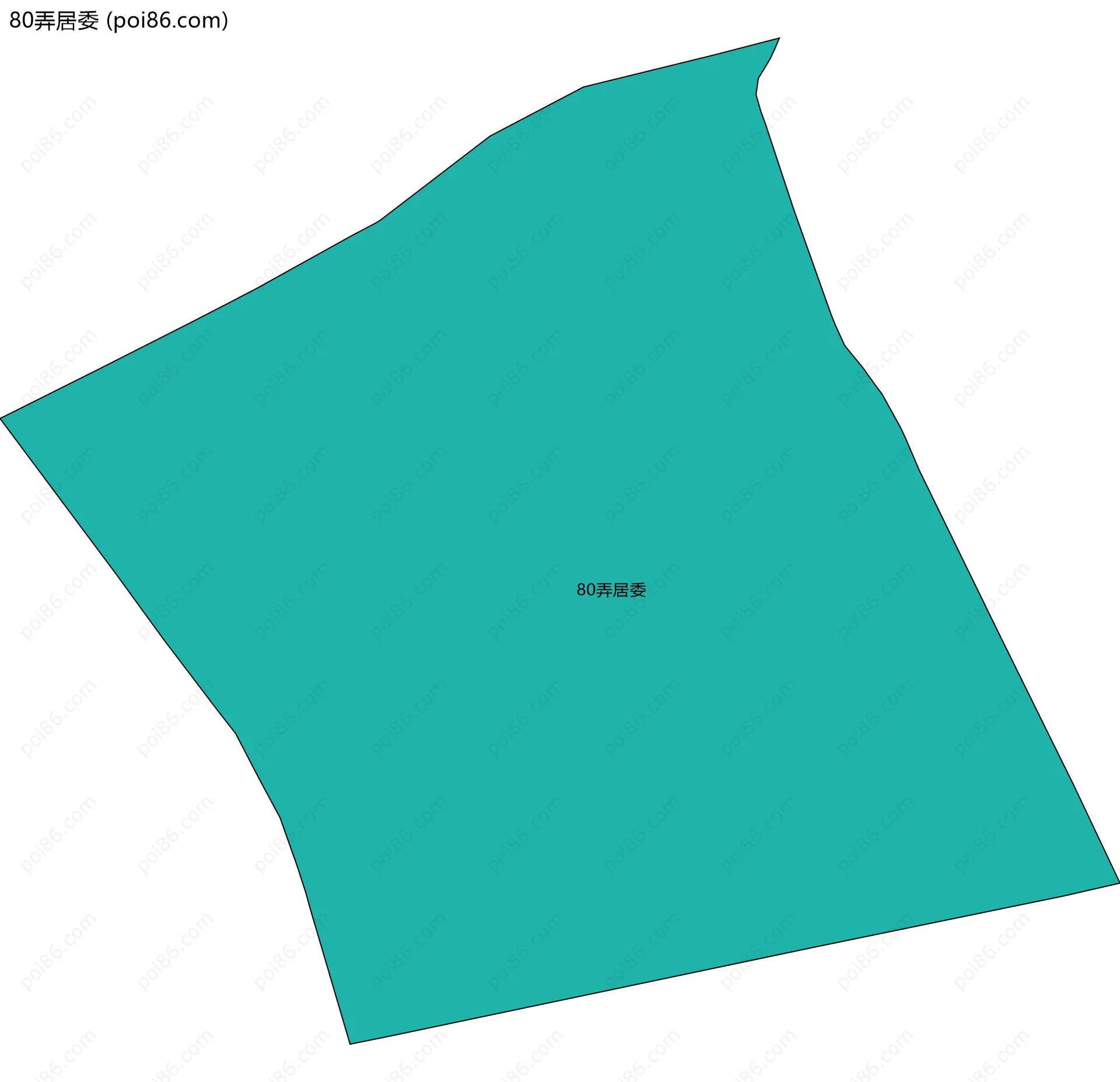 80弄居委边界地图